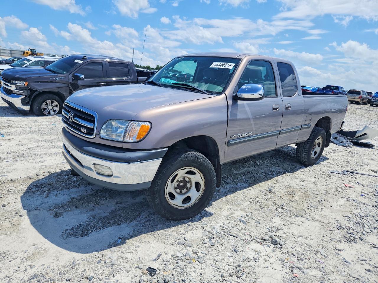 2001 Toyota Tundra Sr5 Gray vin: 5TBRT34191S183442