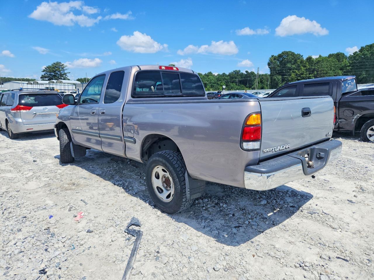 2001 Toyota Tundra Sr5 Серый vin: 5TBRT34191S183442