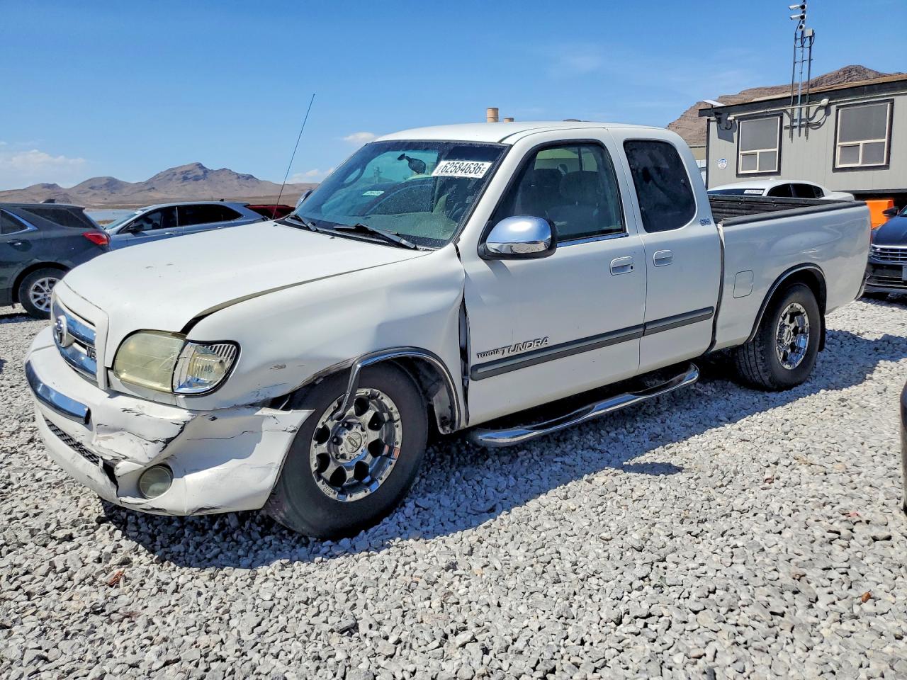2003 Toyota Tundra Access Cab Sr5 White vin: 5TBRT34193S356315