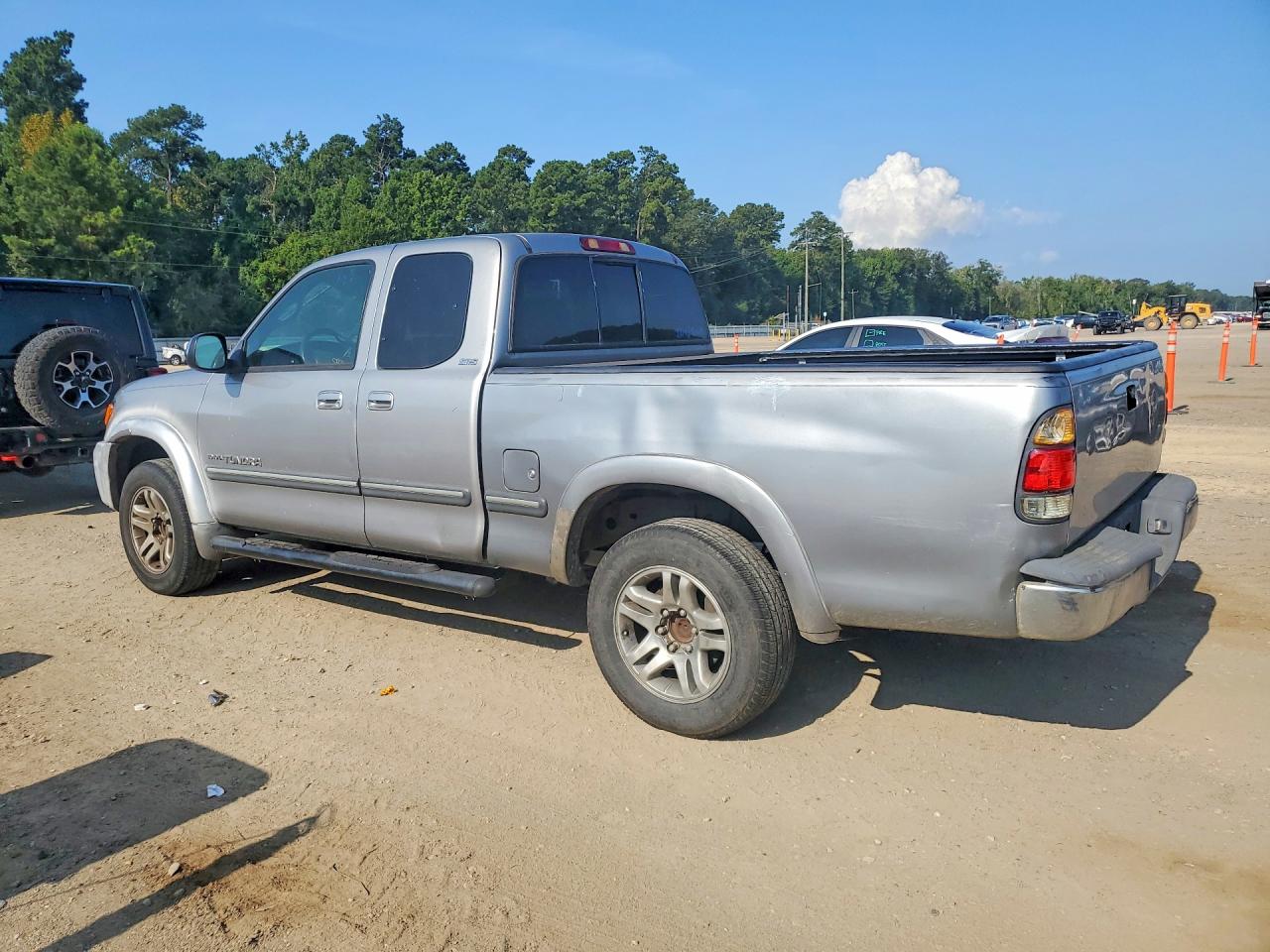 2003 Toyota Tundra Sr5 Gray vin: 5TBRT34193S365581