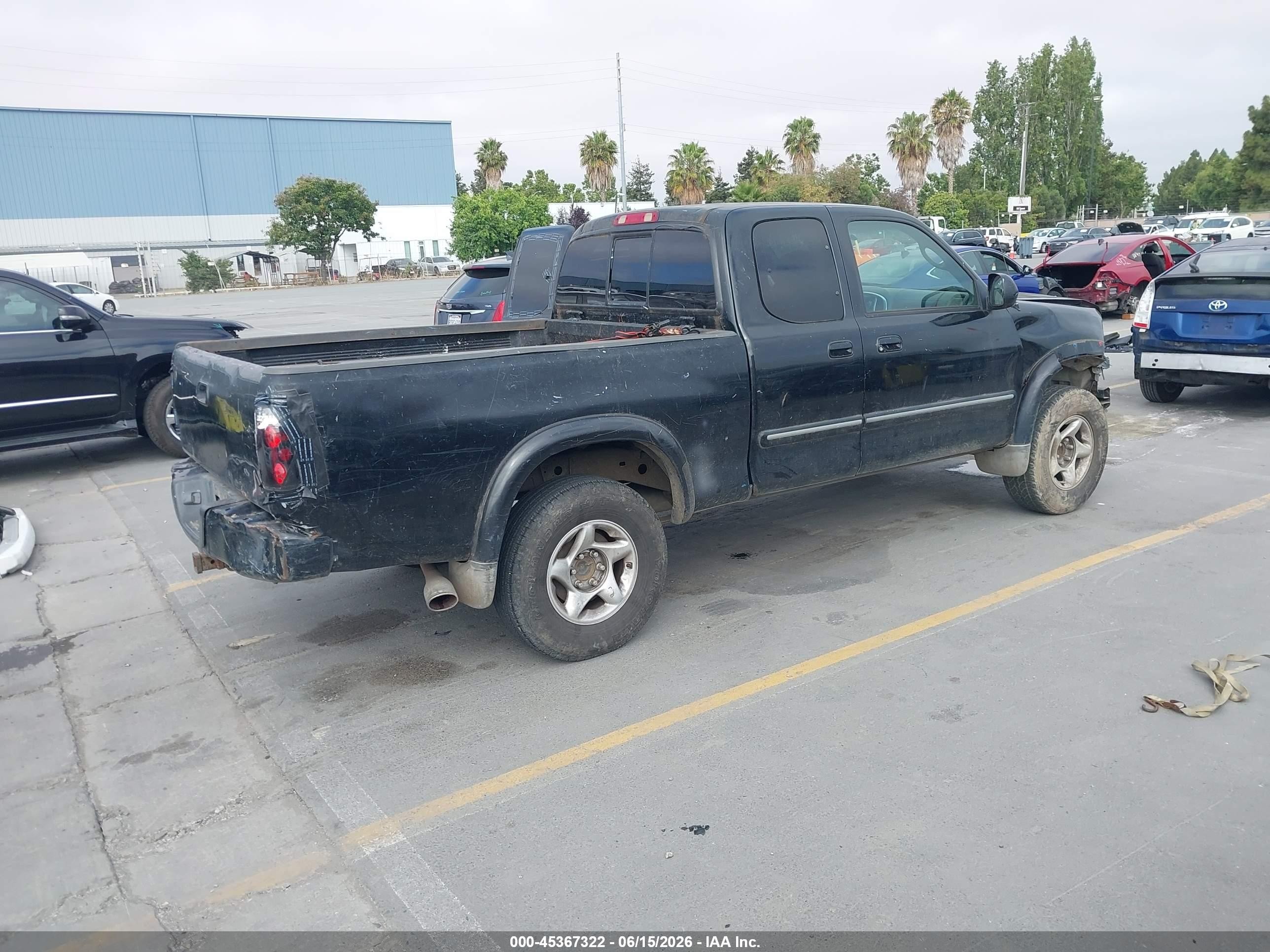 2003 Toyota Tundra Access Cab Sr5 Черный vin: 5TBRT34193S425195