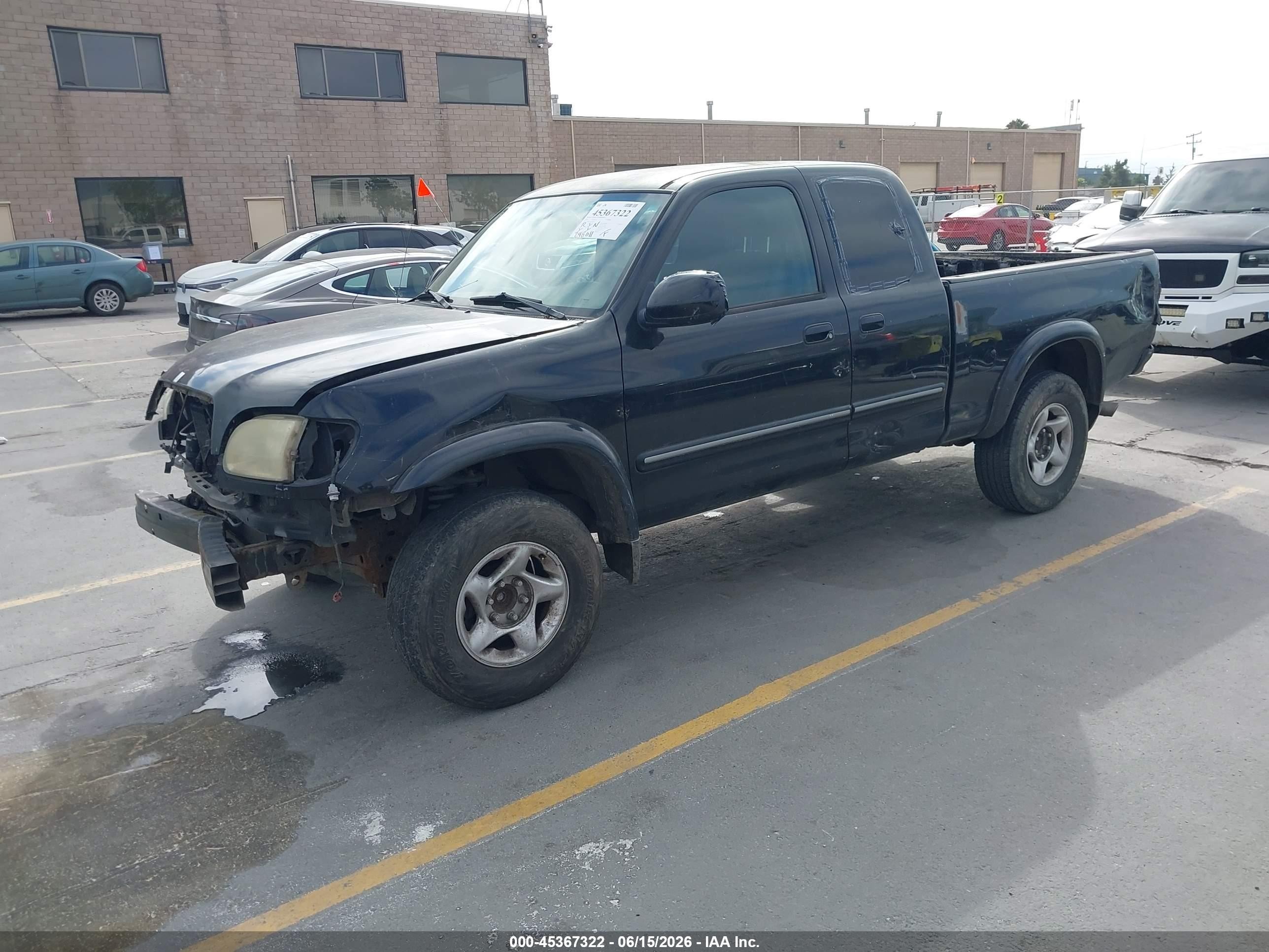2003 Toyota Tundra Access Cab Sr5 Черный vin: 5TBRT34193S425195