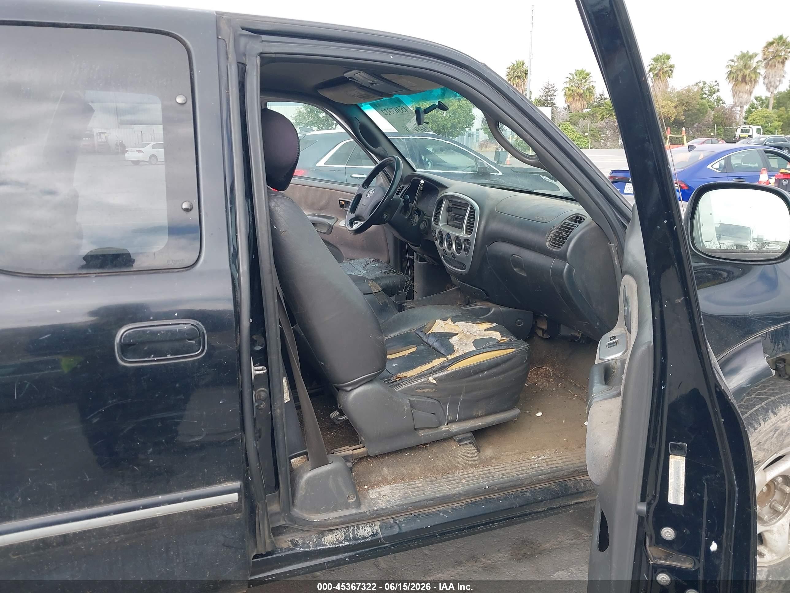 2003 Toyota Tundra Access Cab Sr5 Черный vin: 5TBRT34193S425195