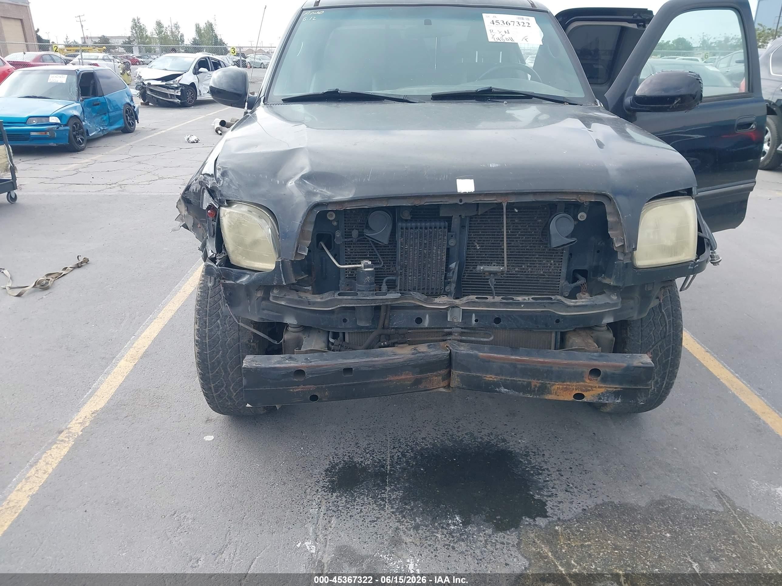2003 Toyota Tundra Access Cab Sr5 Черный vin: 5TBRT34193S425195