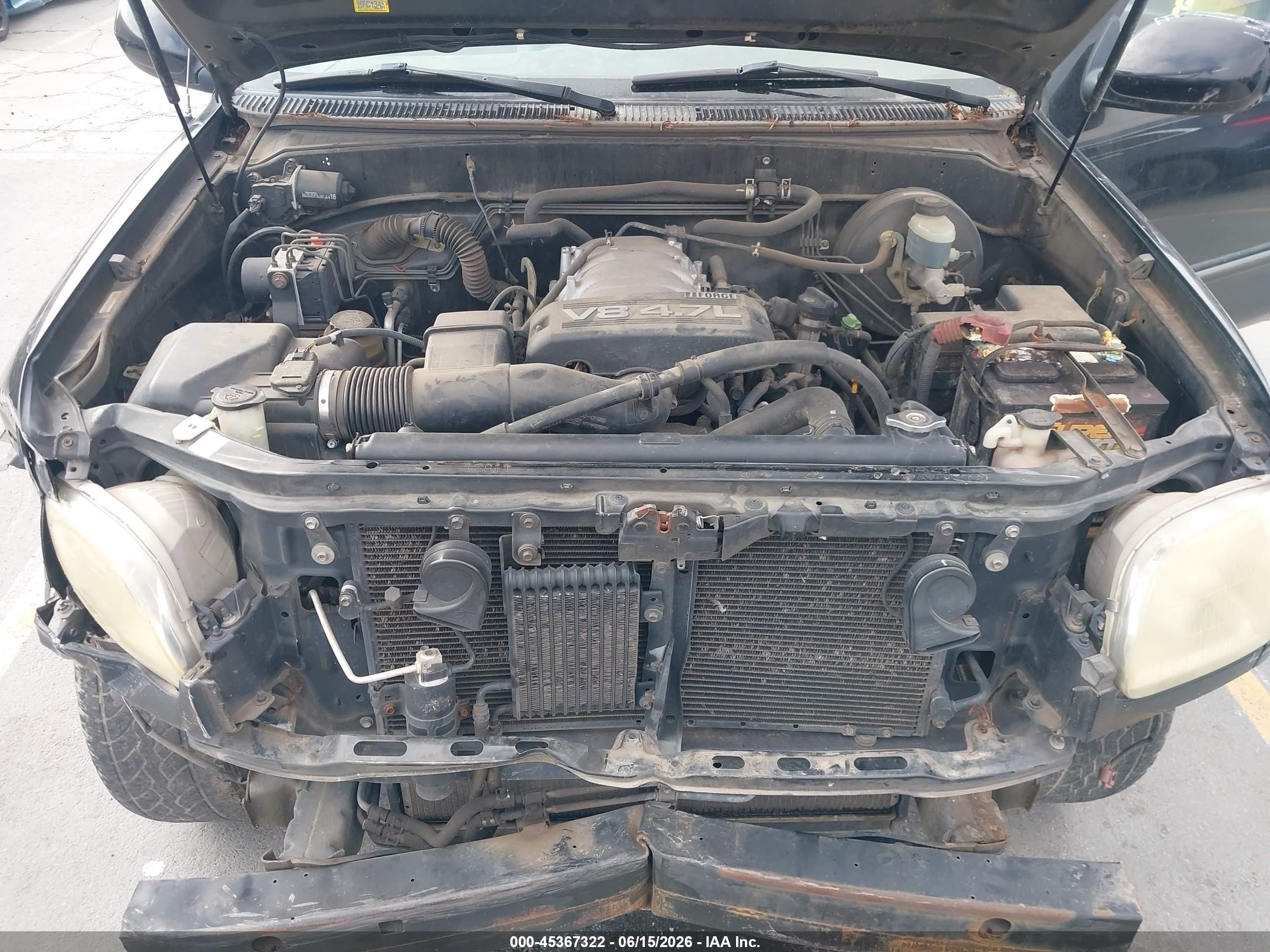 2003 Toyota Tundra Access Cab Sr5 Черный vin: 5TBRT34193S425195