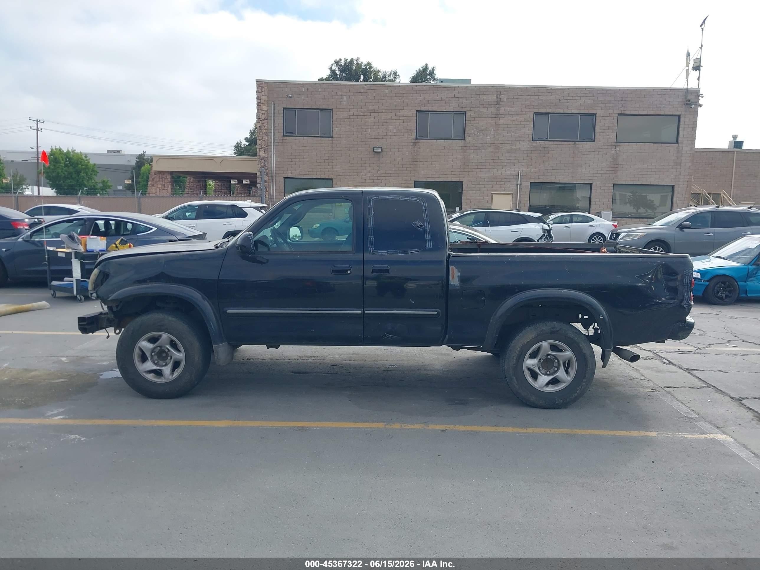 2003 Toyota Tundra Access Cab Sr5 Черный vin: 5TBRT34193S425195