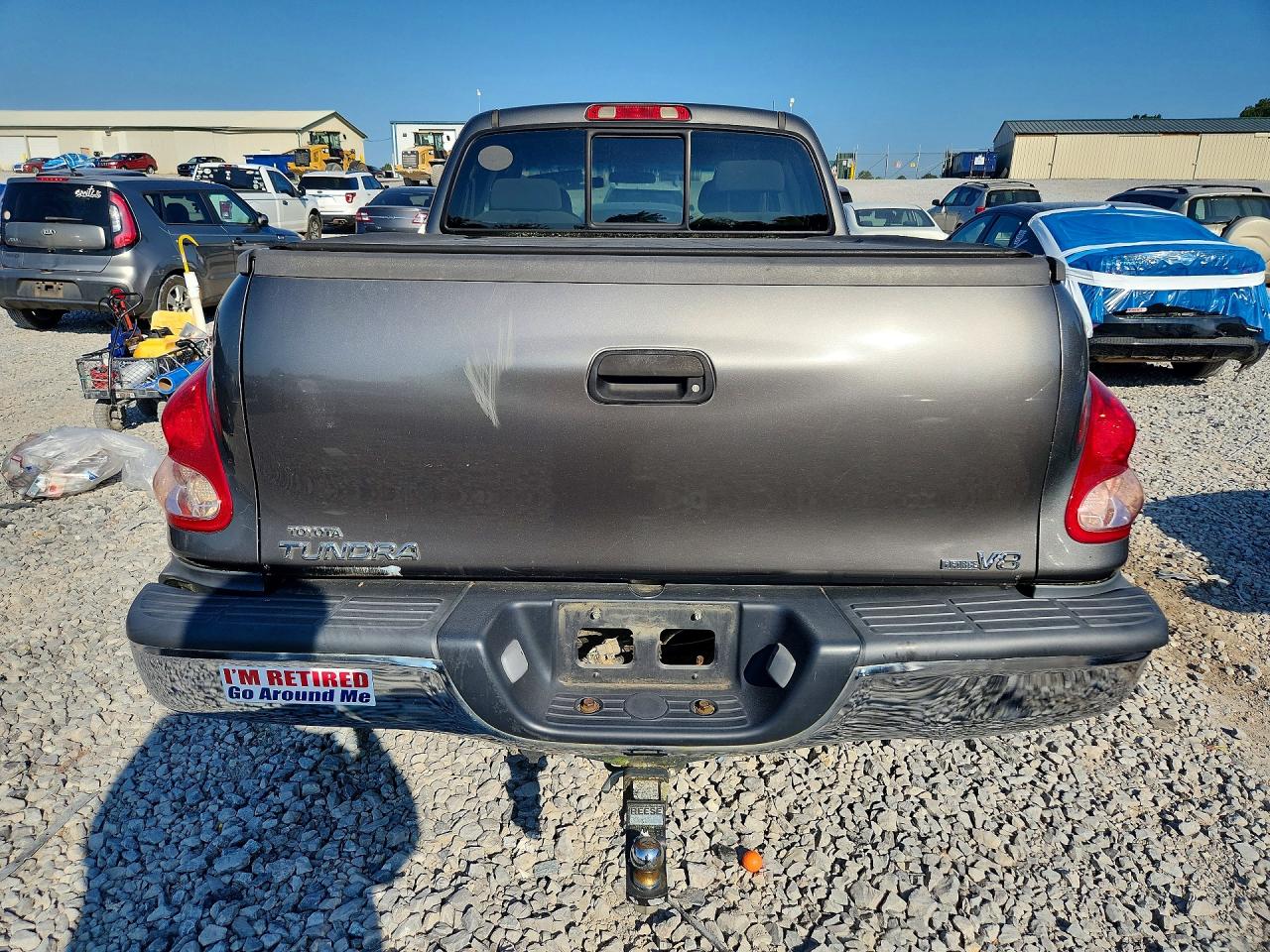 2003 Toyota Tundra Sr5 Gray vin: 5TBRT34193S436293