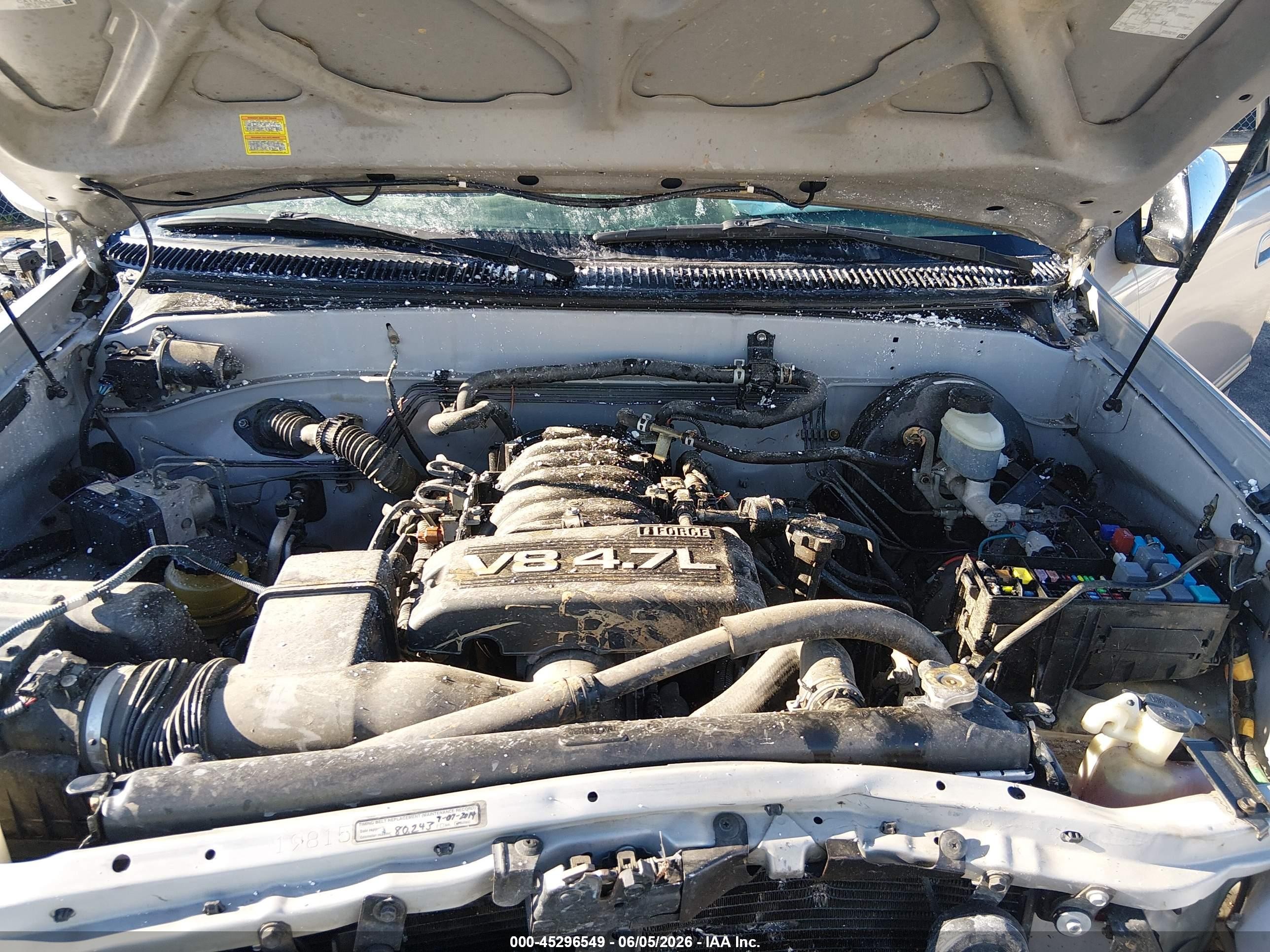 2006 Toyota Tundra Sr5 V8 Gray vin: 5TBRT34196S479875