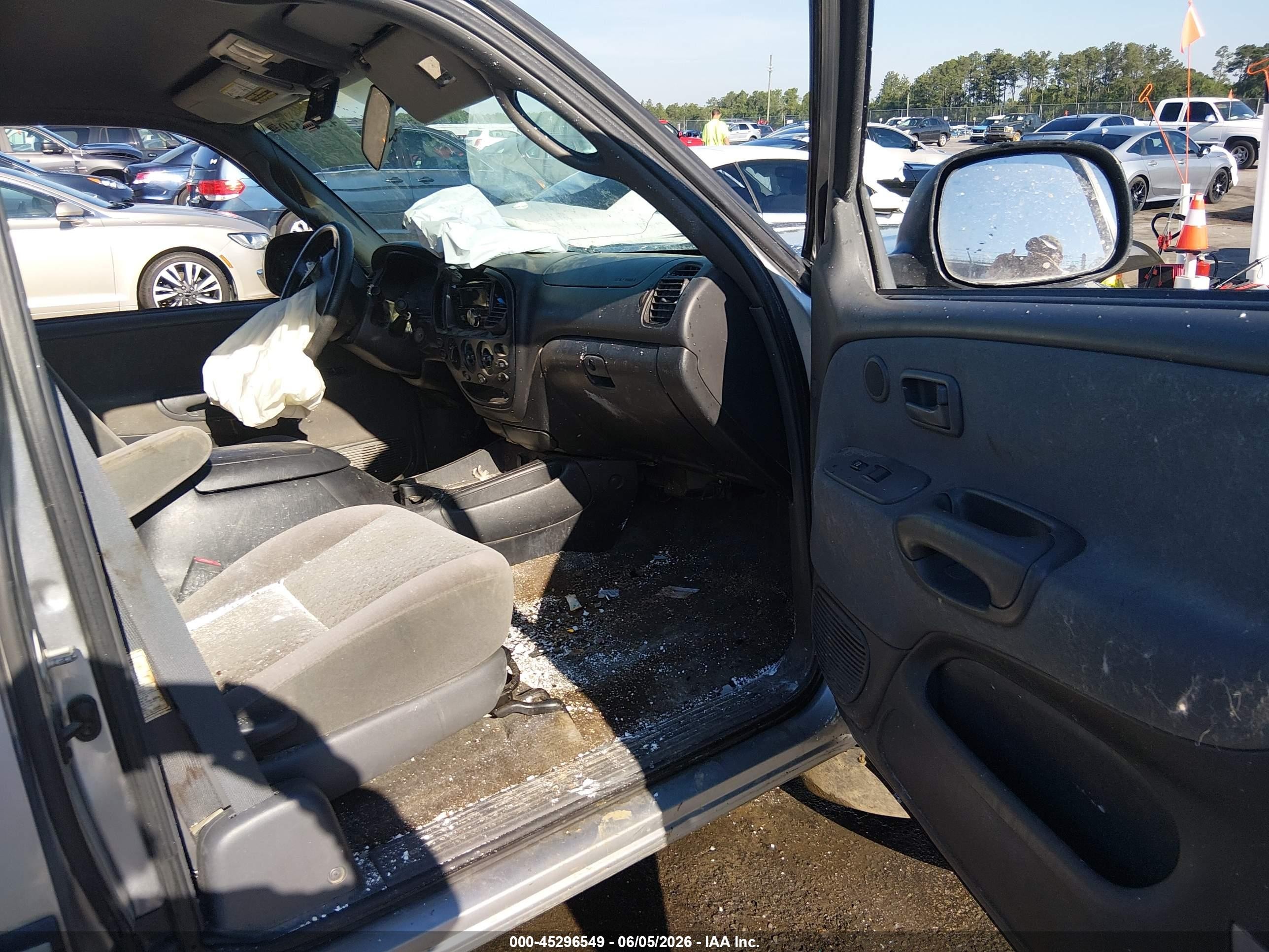 2006 Toyota Tundra Sr5 V8 Gray vin: 5TBRT34196S479875