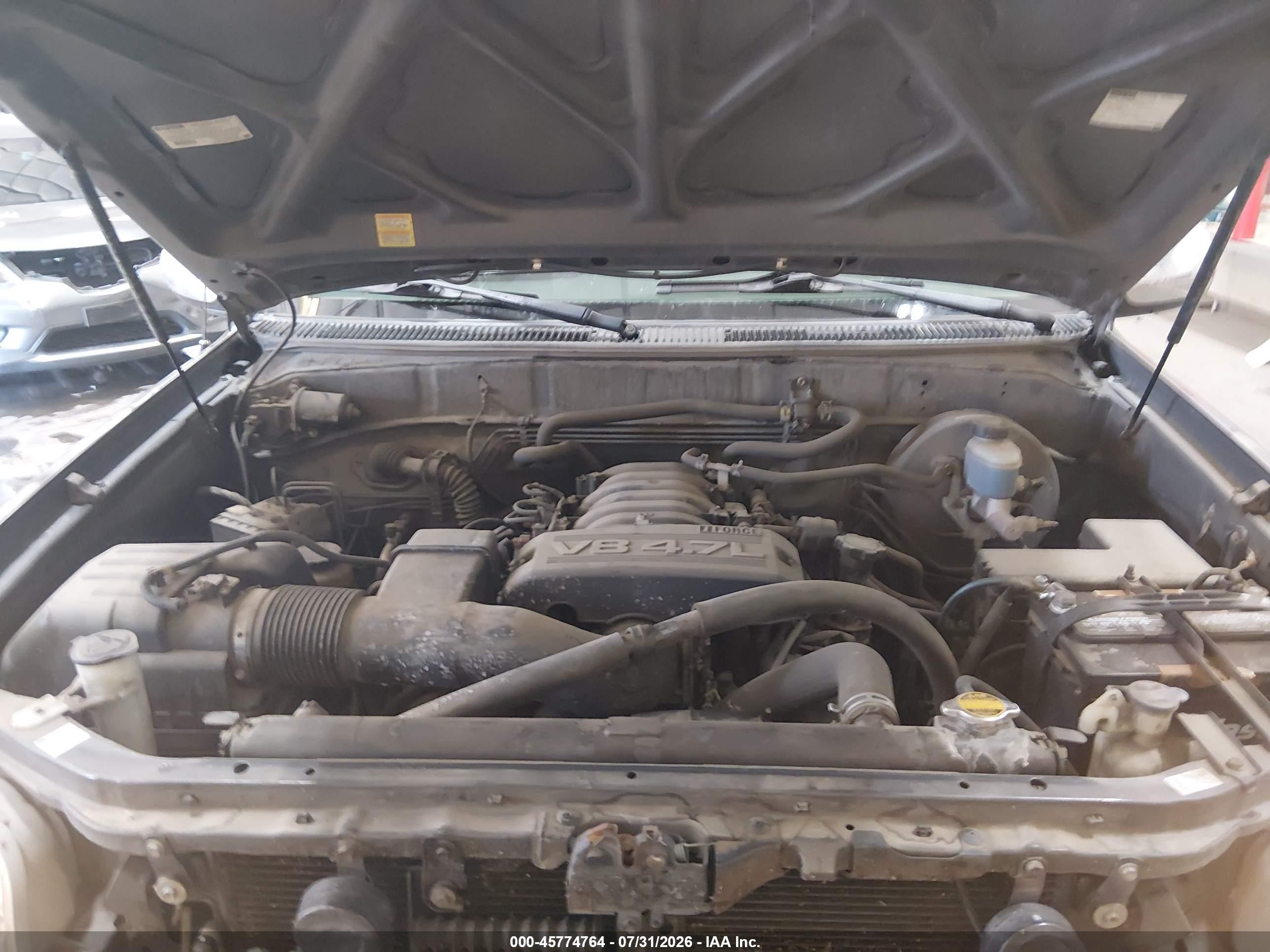 2006 Toyota Tundra Sr5 V8 Gray vin: 5TBRT34196S480525