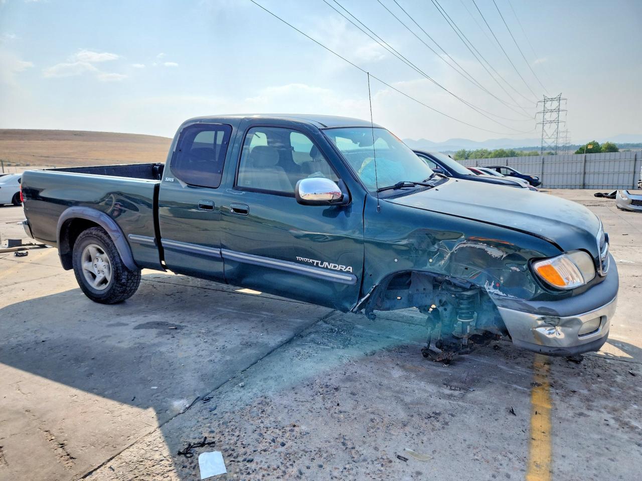2000 Toyota Tundra Sr5 Зеленый vin: 5TBRT3419YS063943