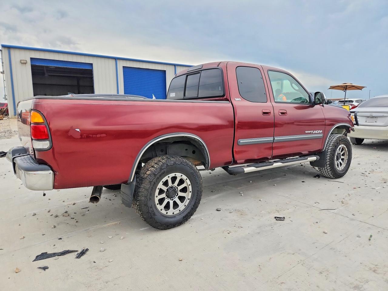 2004 Toyota Tundra Access Cab Sr5 Темно-бордовый vin: 5TBRT341X4S447532