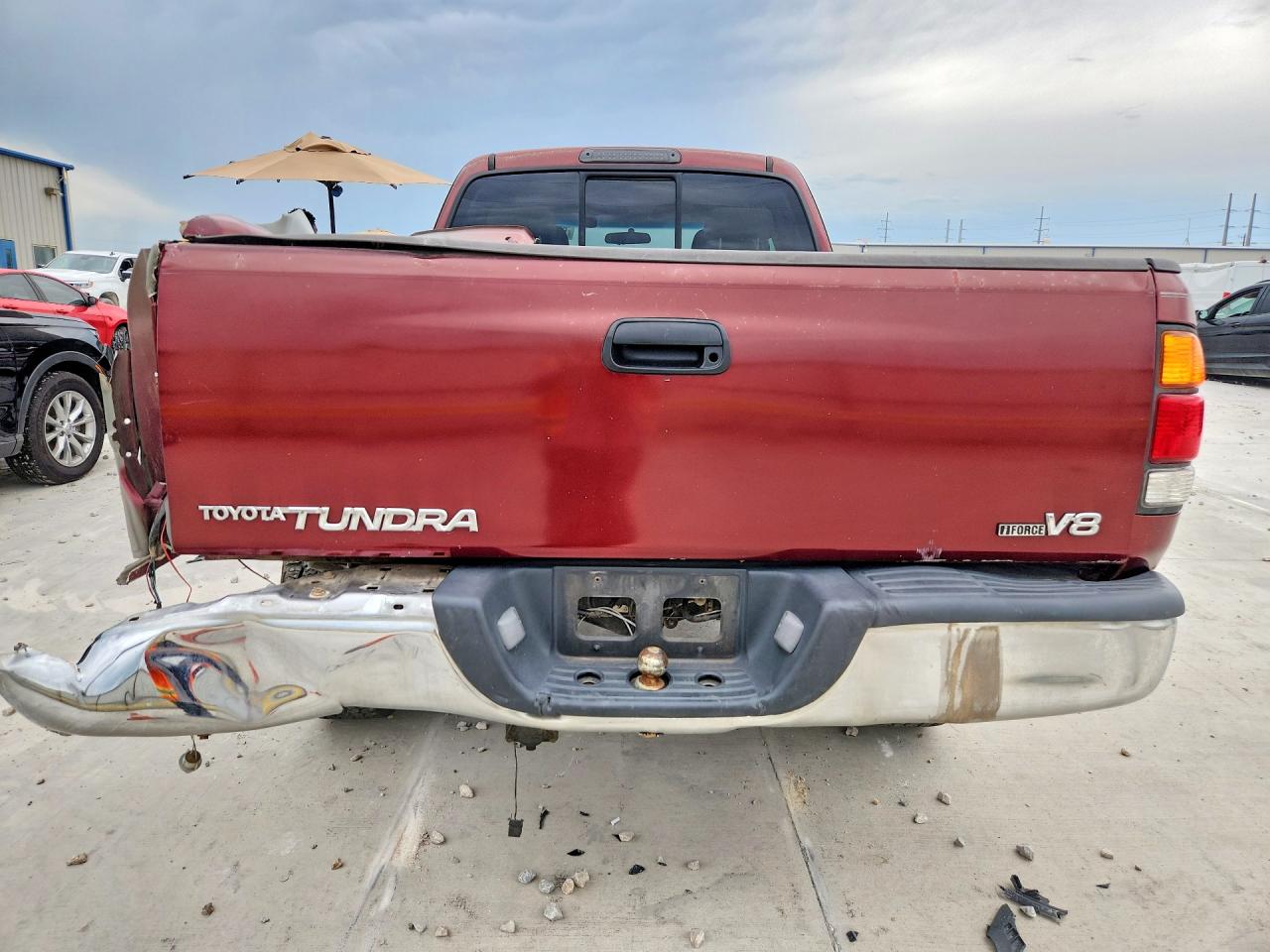 2004 Toyota Tundra Access Cab Sr5 Темно-бордовый vin: 5TBRT341X4S447532