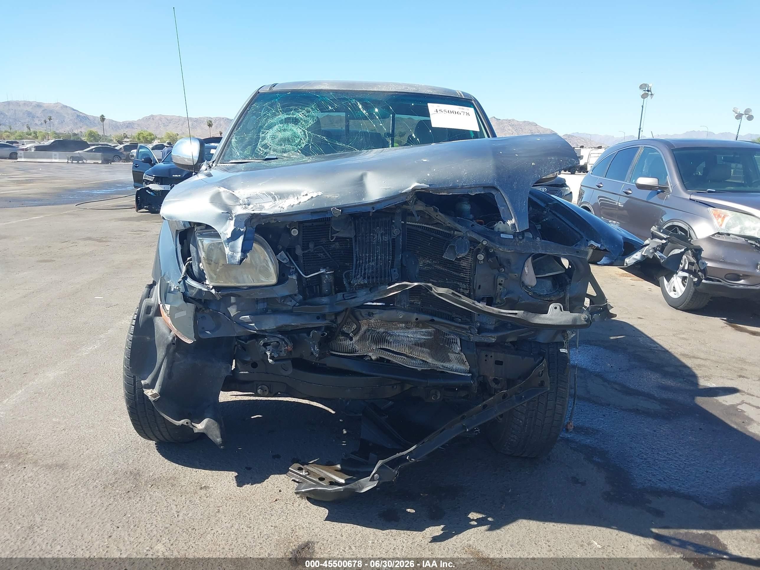 2006 Toyota Tundra Sr5 V8 Blue vin: 5TBRT341X6S479786