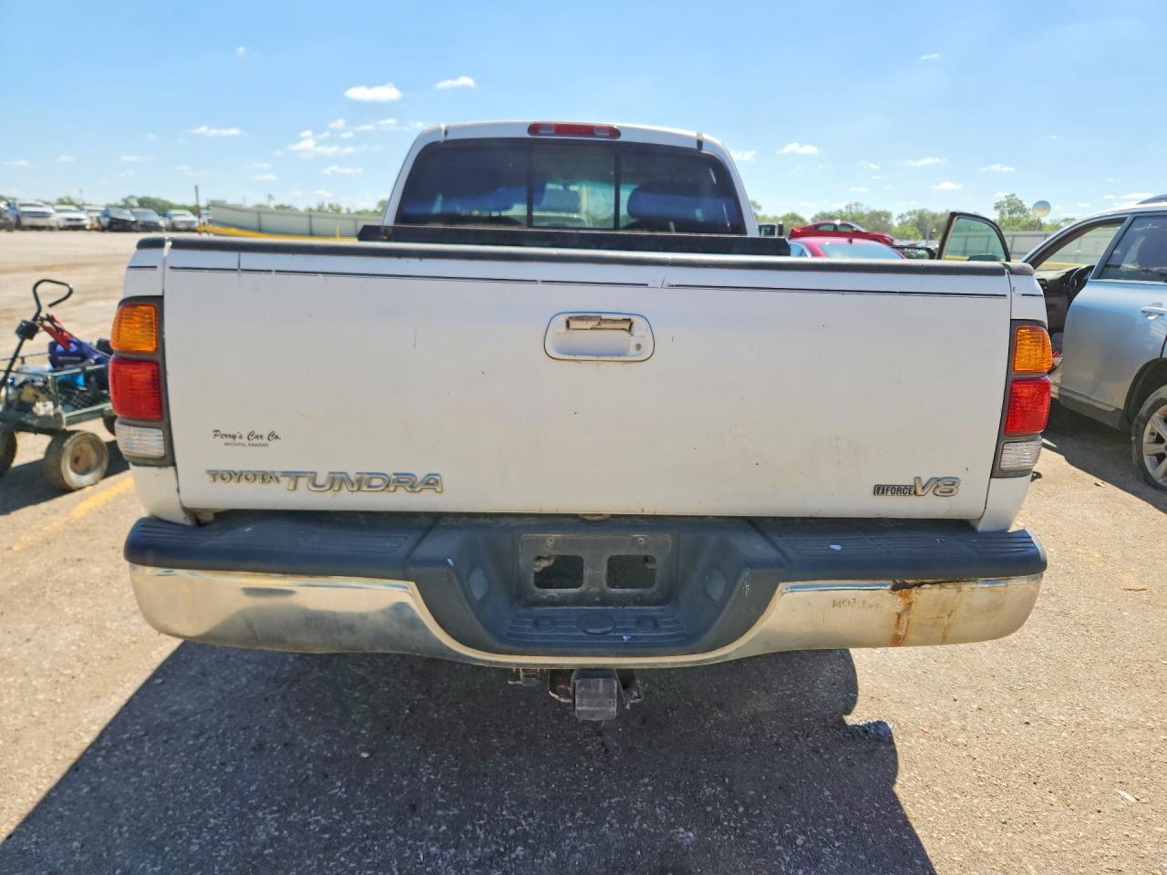 2001 Toyota Tundra Access Cab Limited White vin: 5TBRT38101S179595