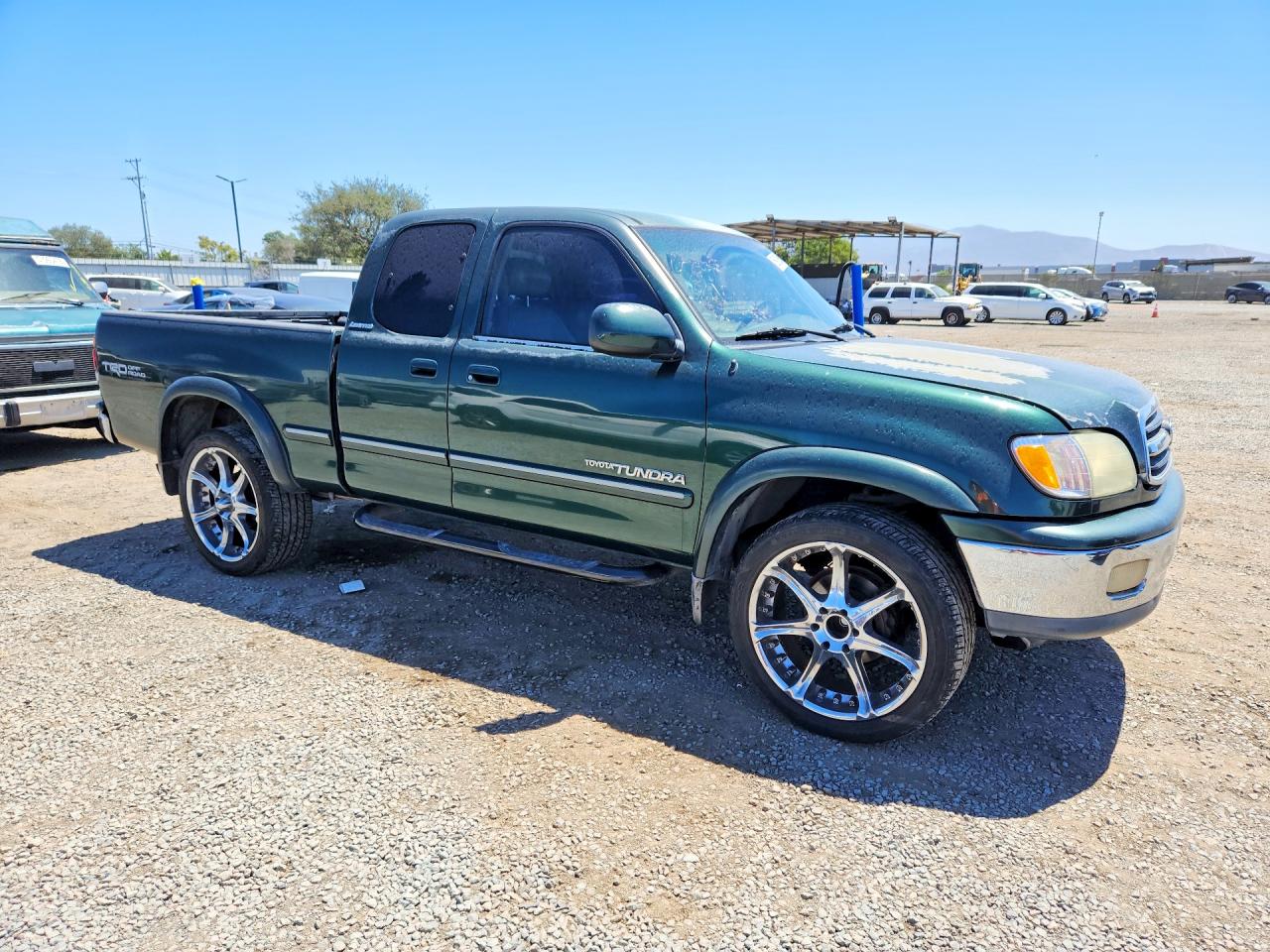 2001 Toyota Tundra Access Cab Limited Green vin: 5TBRT38121S141981
