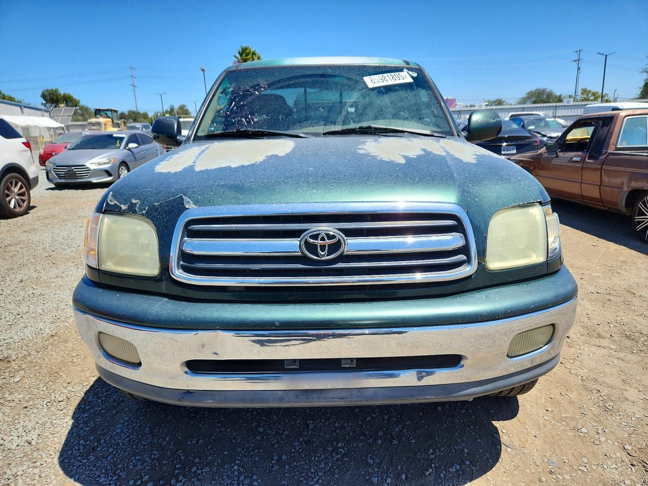 2001 Toyota Tundra Access Cab Limited Green vin: 5TBRT38121S141981