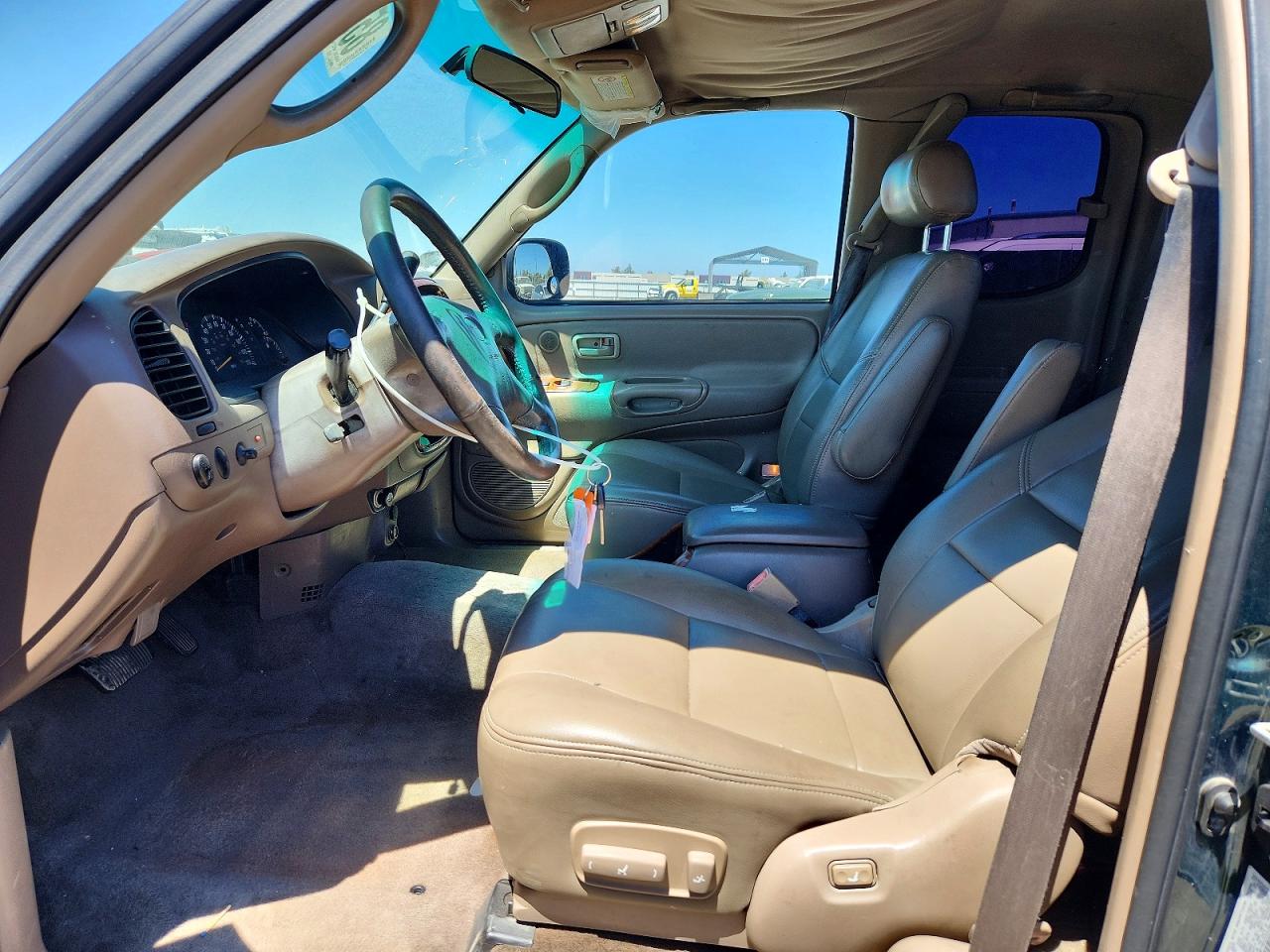 2001 Toyota Tundra Access Cab Limited Green vin: 5TBRT38121S141981