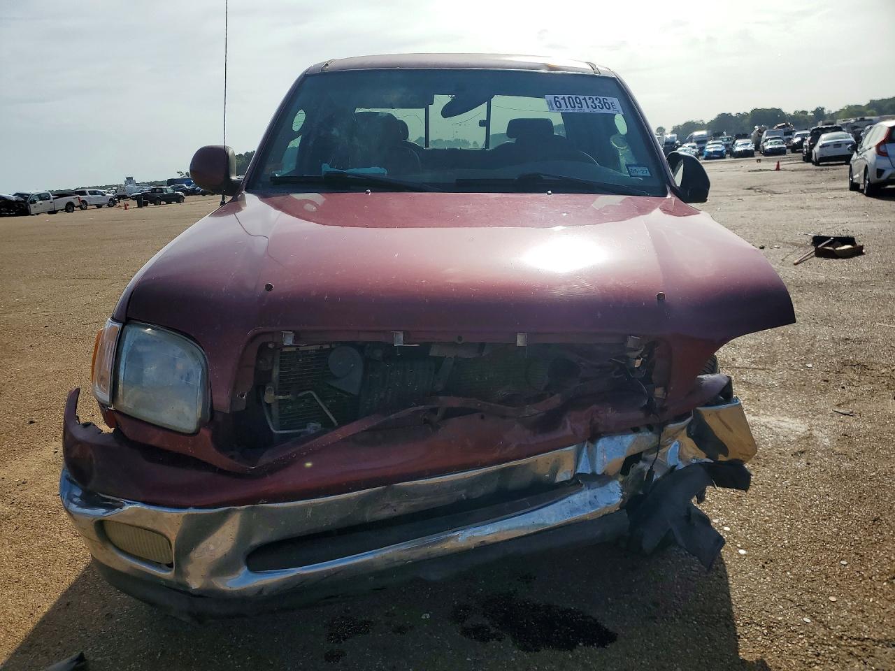 2001 Toyota Tundra Access Cab Limited Темно-бордовый vin: 5TBRT38151S170441