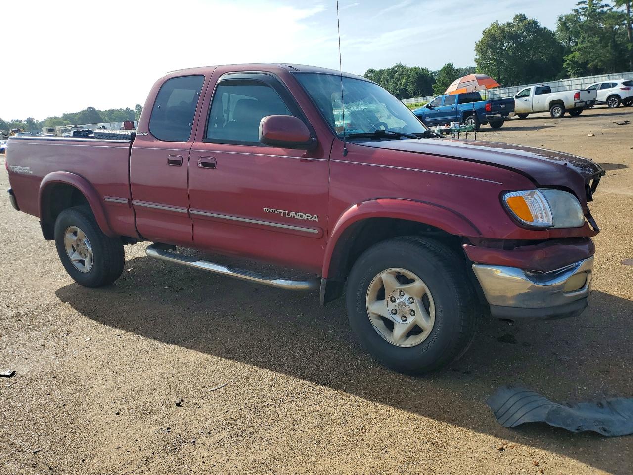 2001 Toyota Tundra Access Cab Limited Темно-бордовый vin: 5TBRT38151S170441