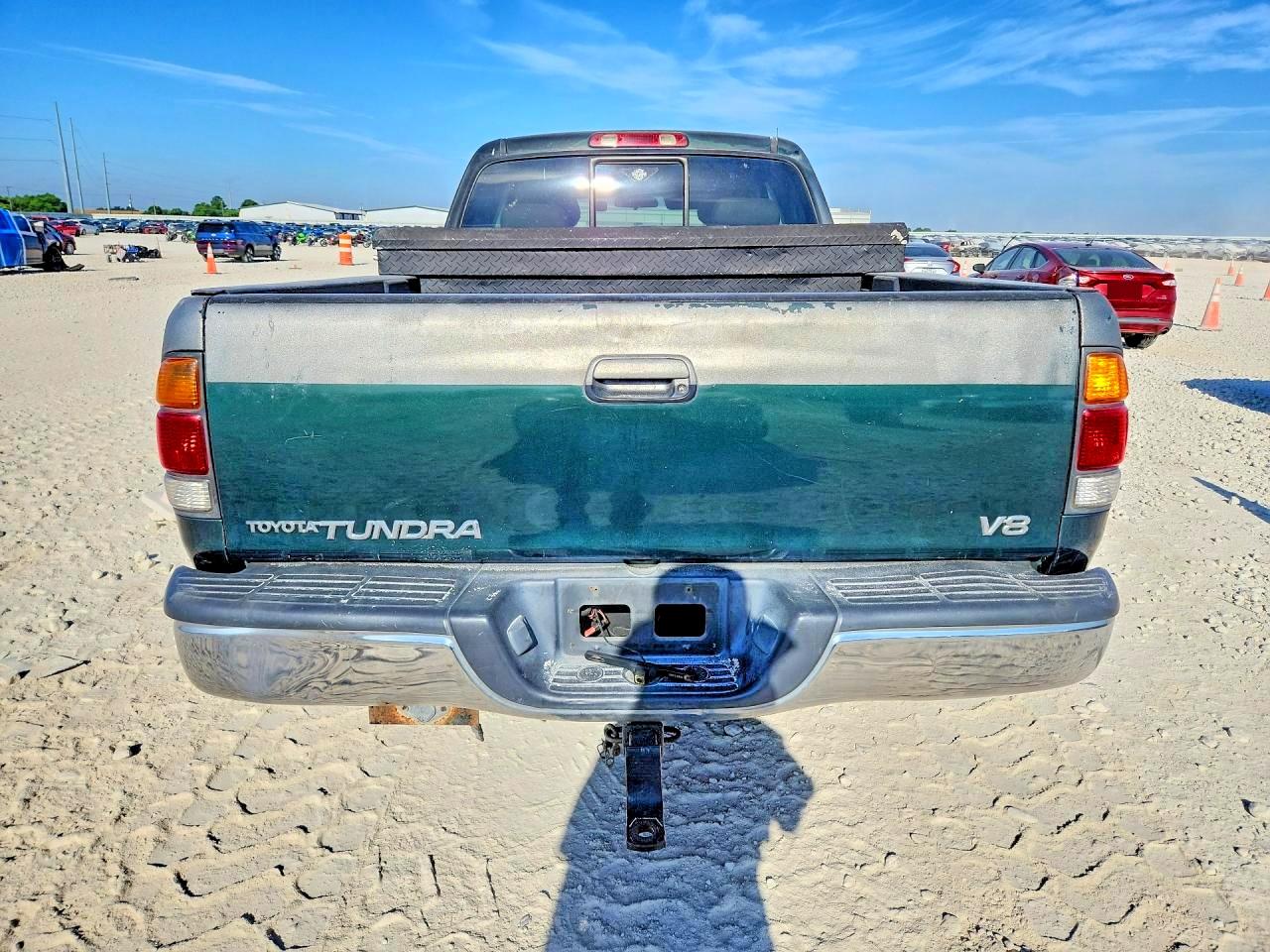2000 Toyota Tundra Access Cab Limited Green vin: 5TBRT3816YS045314
