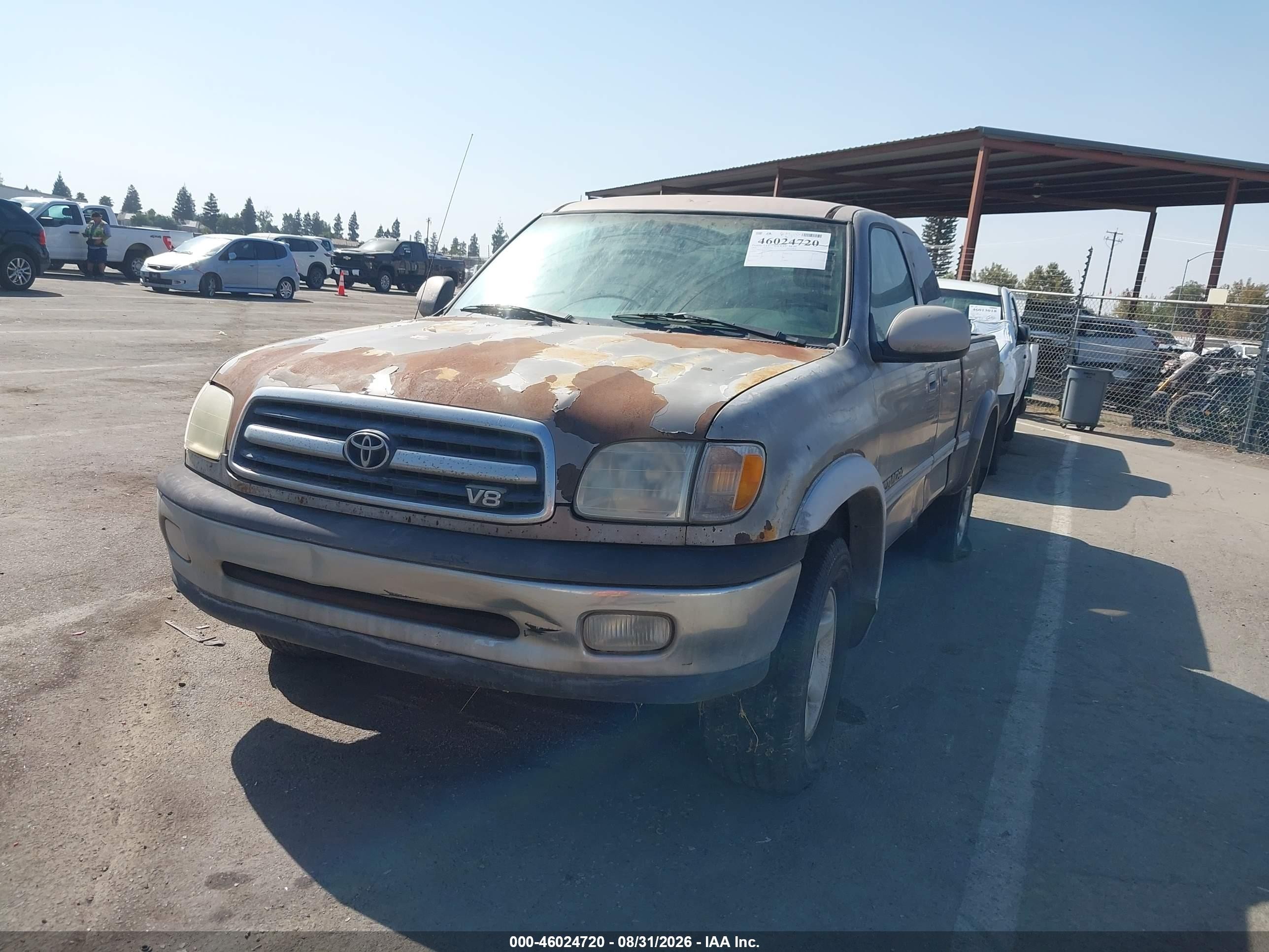 2001 Toyota Tundra Ltd V8 Gray vin: 5TBRT38181S152225