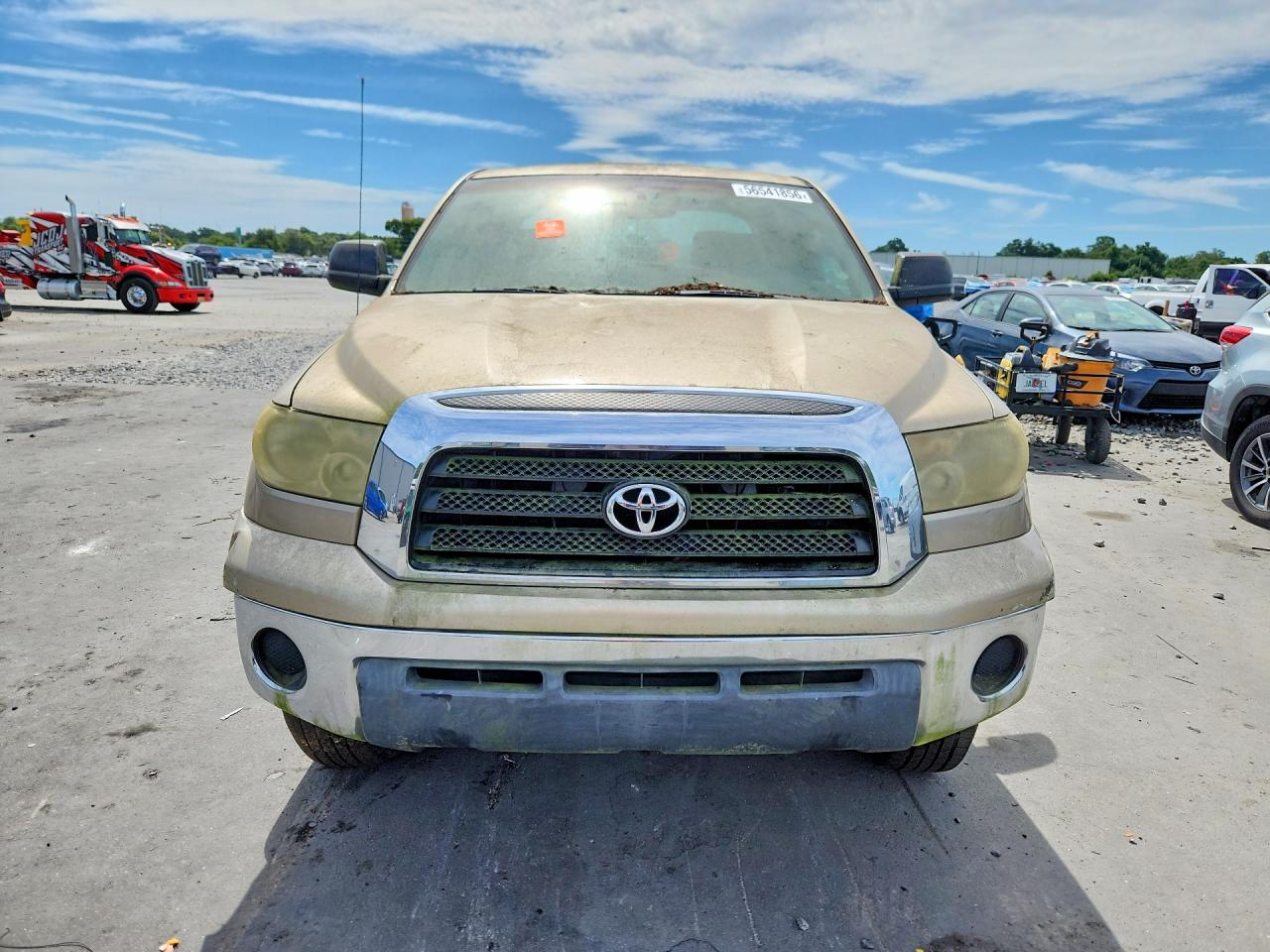 2008 Toyota Tundra Grade Желто-коричневый vin: 5TBRT54108S459643