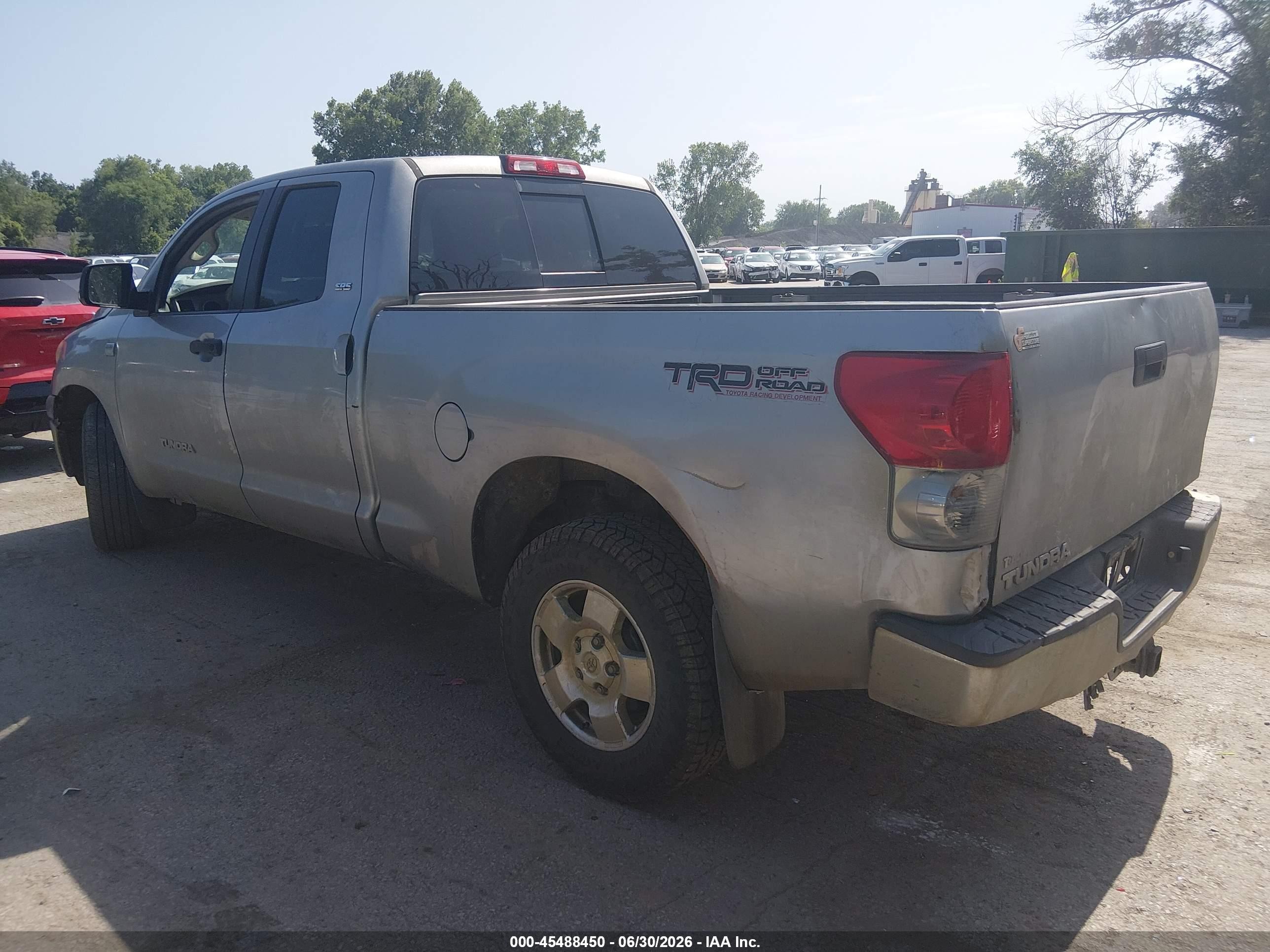 2007 Toyota Tundra Sr5 4.7l V8 Brown vin: 5TBRT54157S454923