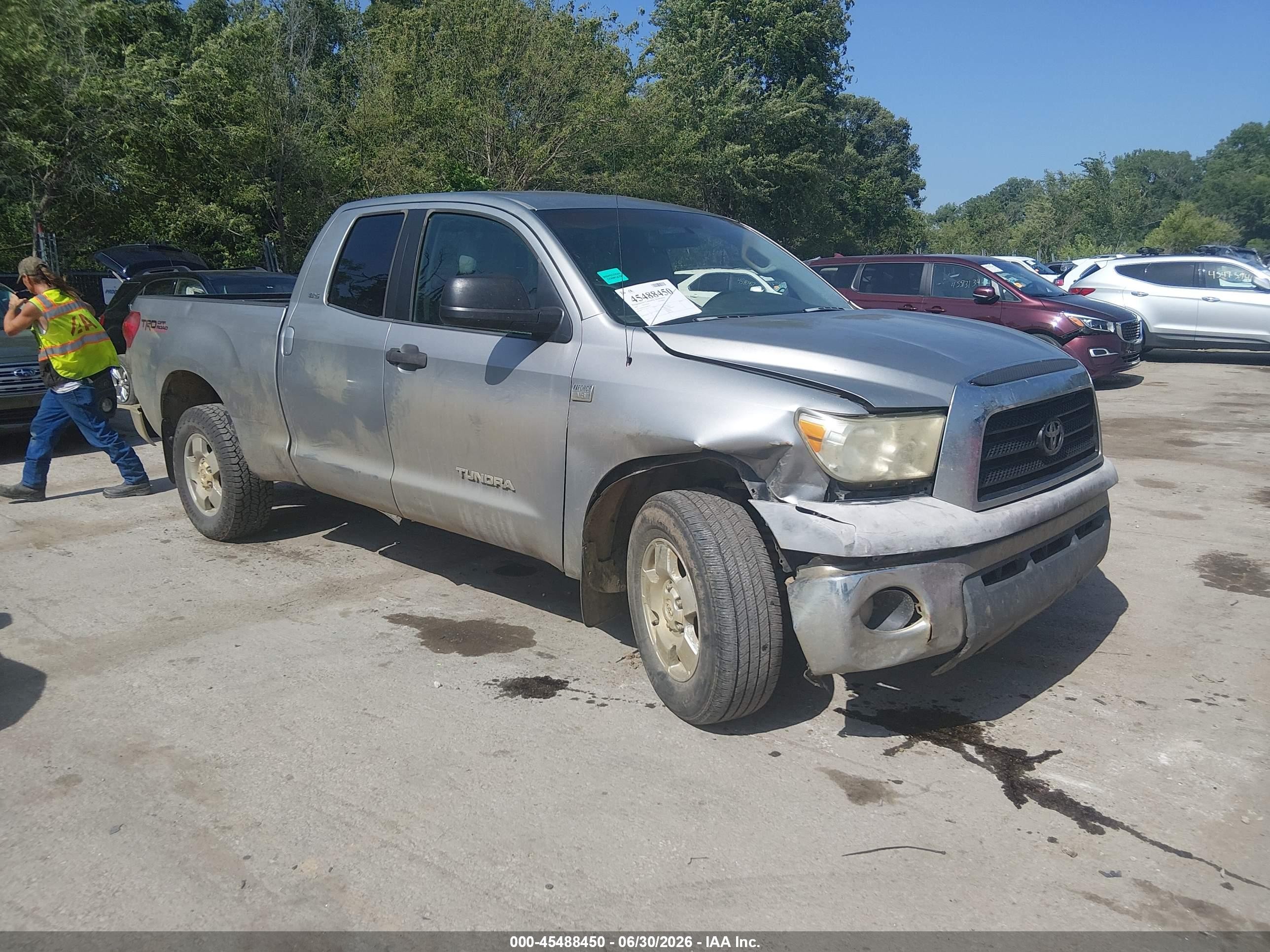2007 Toyota Tundra Sr5 4.7l V8 Brown vin: 5TBRT54157S454923