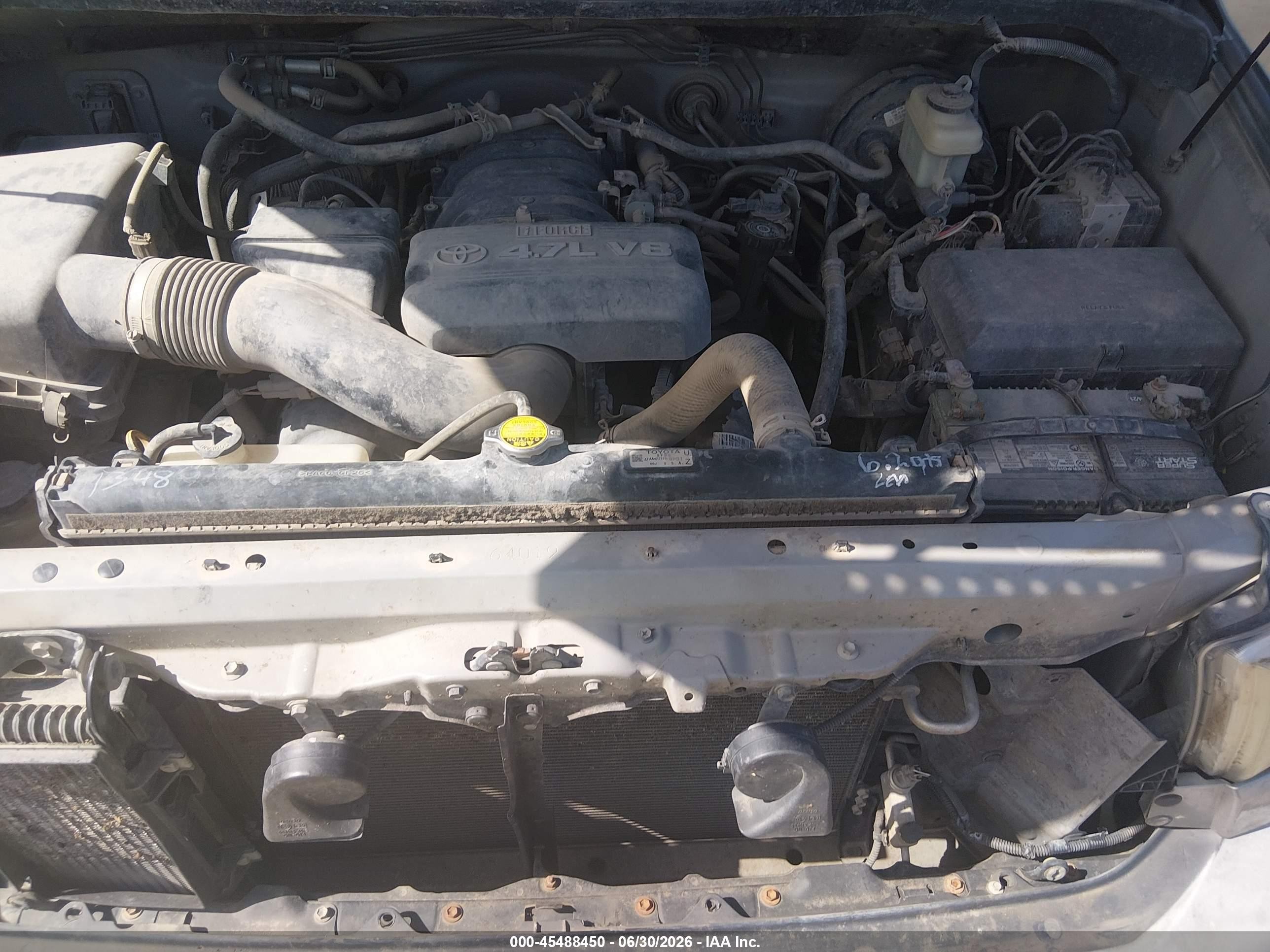 2007 Toyota Tundra Sr5 4.7l V8 Brown vin: 5TBRT54157S454923