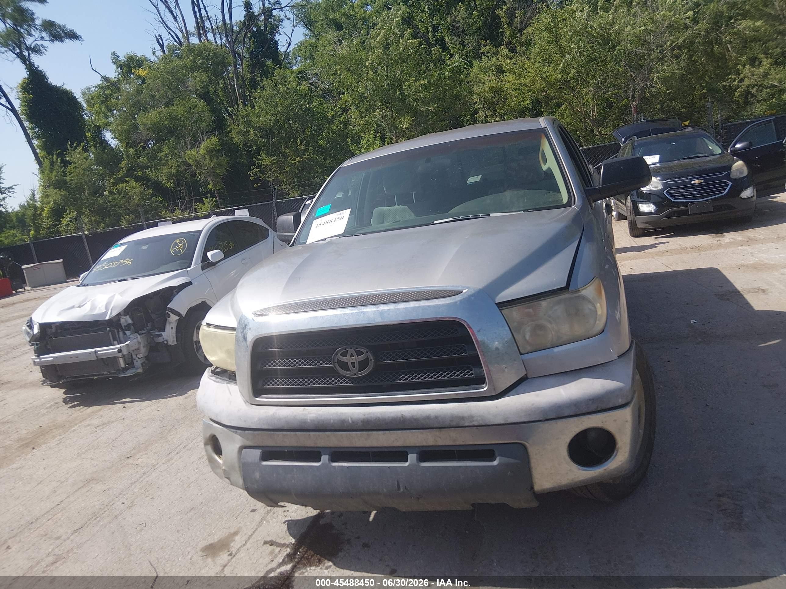 2007 Toyota Tundra Sr5 4.7l V8 Brown vin: 5TBRT54157S454923