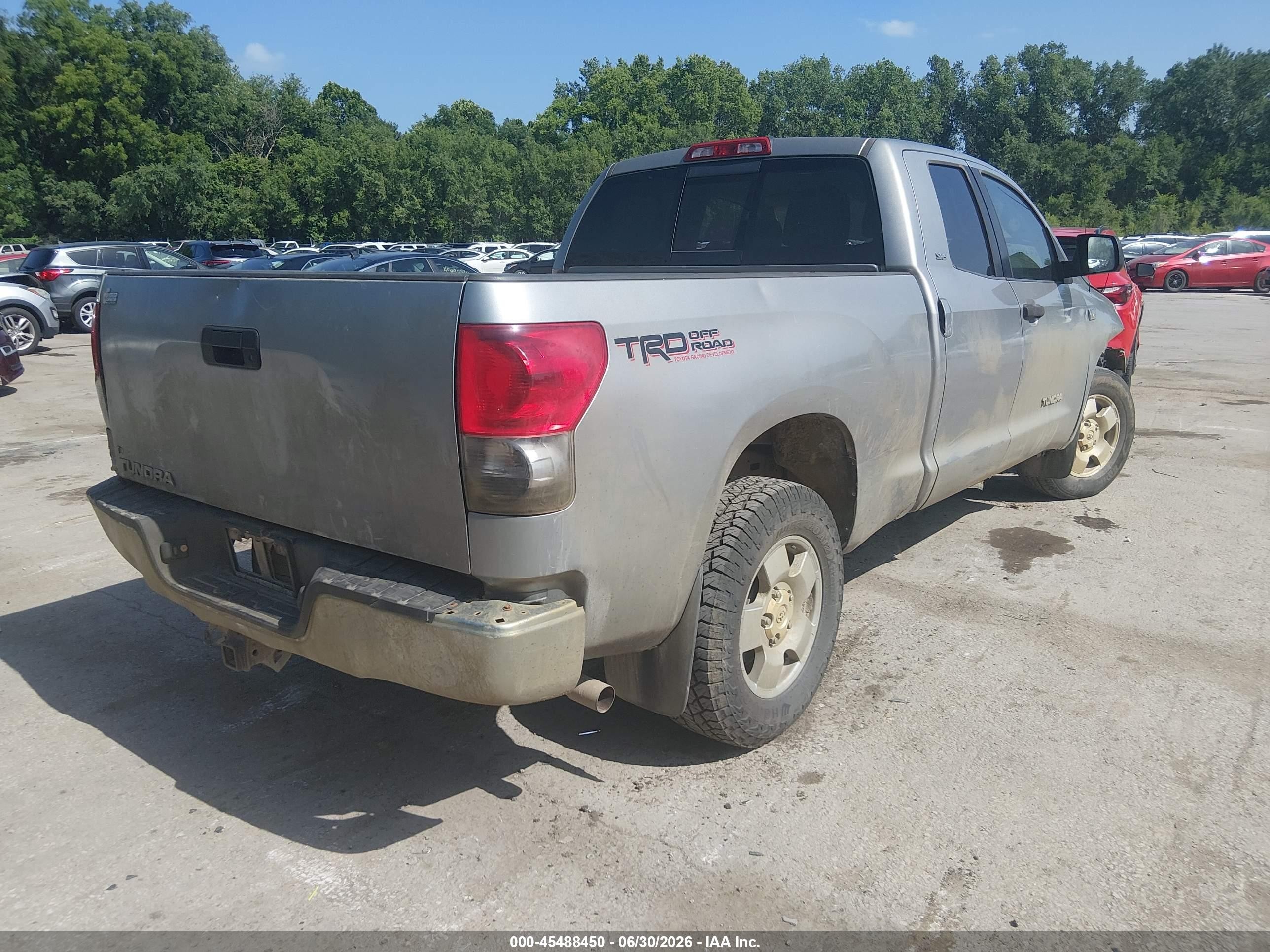 2007 Toyota Tundra Sr5 4.7l V8 Brown vin: 5TBRT54157S454923