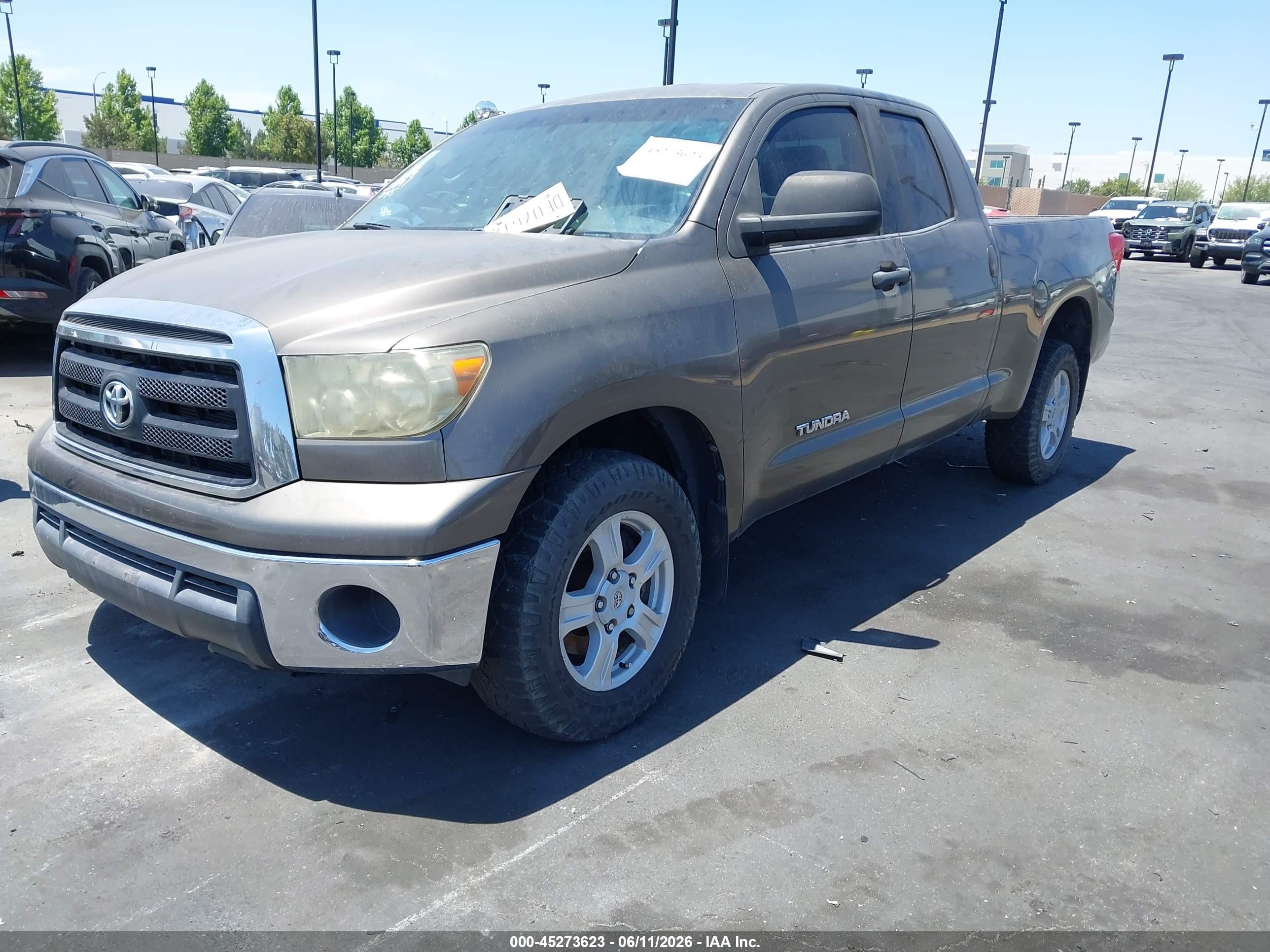 2007 Toyota Tundra Sr5 4.7l V8 Dark Brown vin: 5TBRT54167S452145