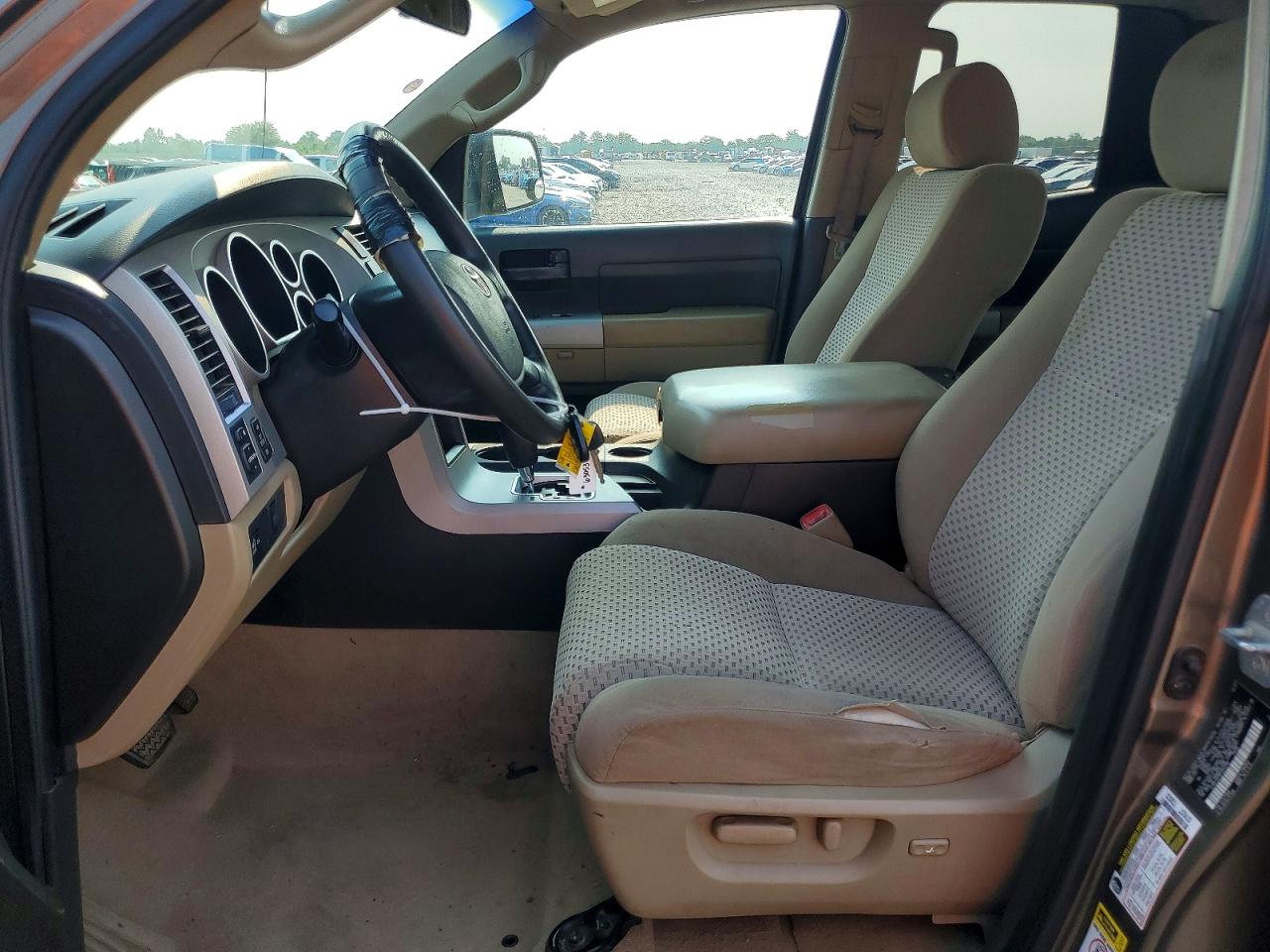 2007 Toyota Tundra Sr5 Gray vin: 5TBRT541X7S453797
