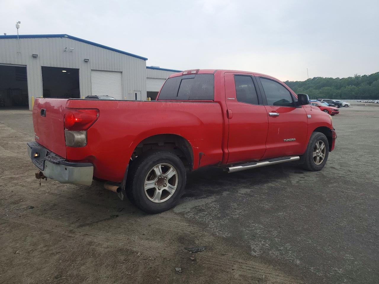 2008 Toyota Tundra Double Cab Limited Red vin: 5TBRT58138S458187