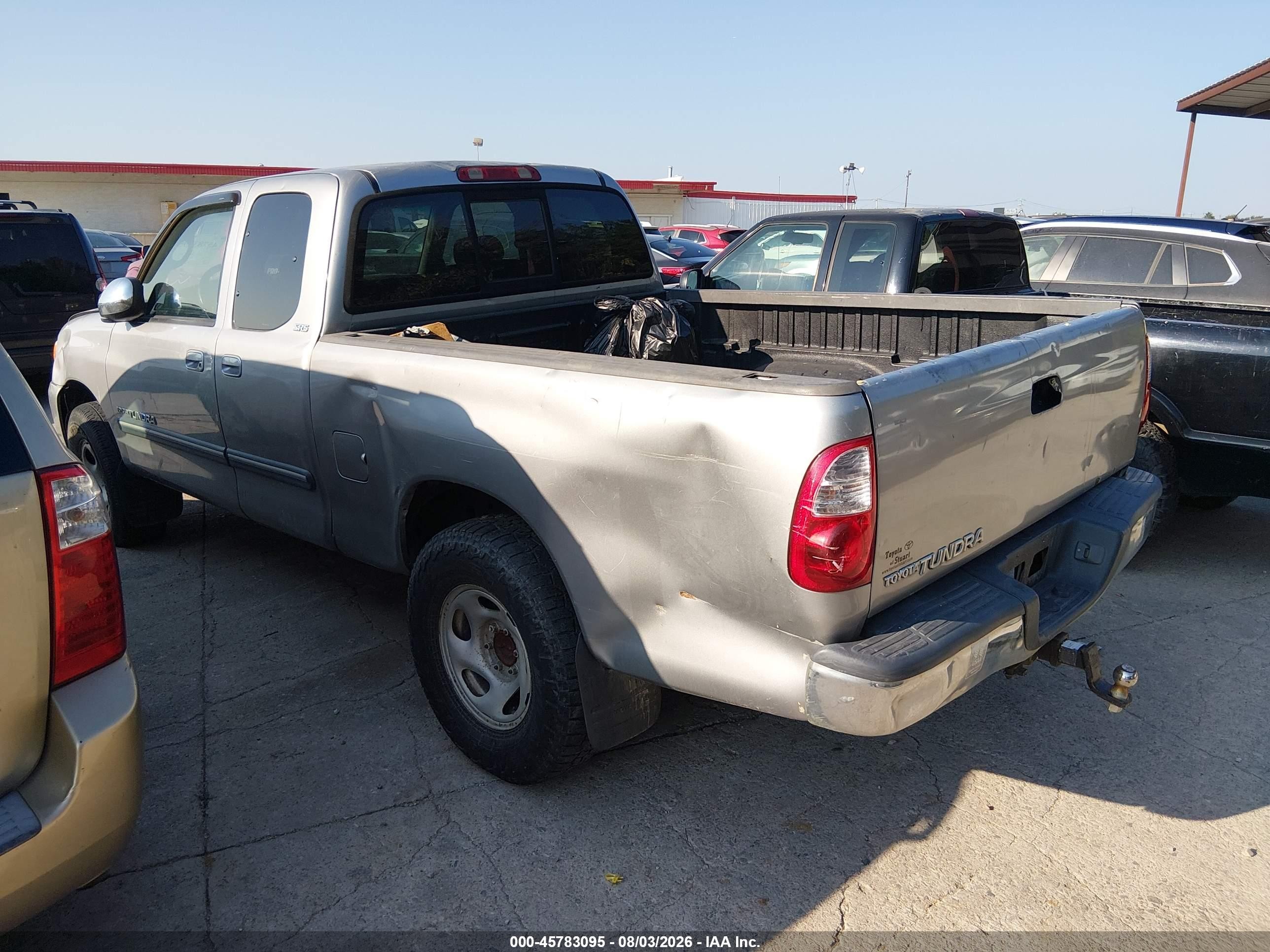 2006 Toyota Tundra Sr5 Gray vin: 5TBRU34116S463702