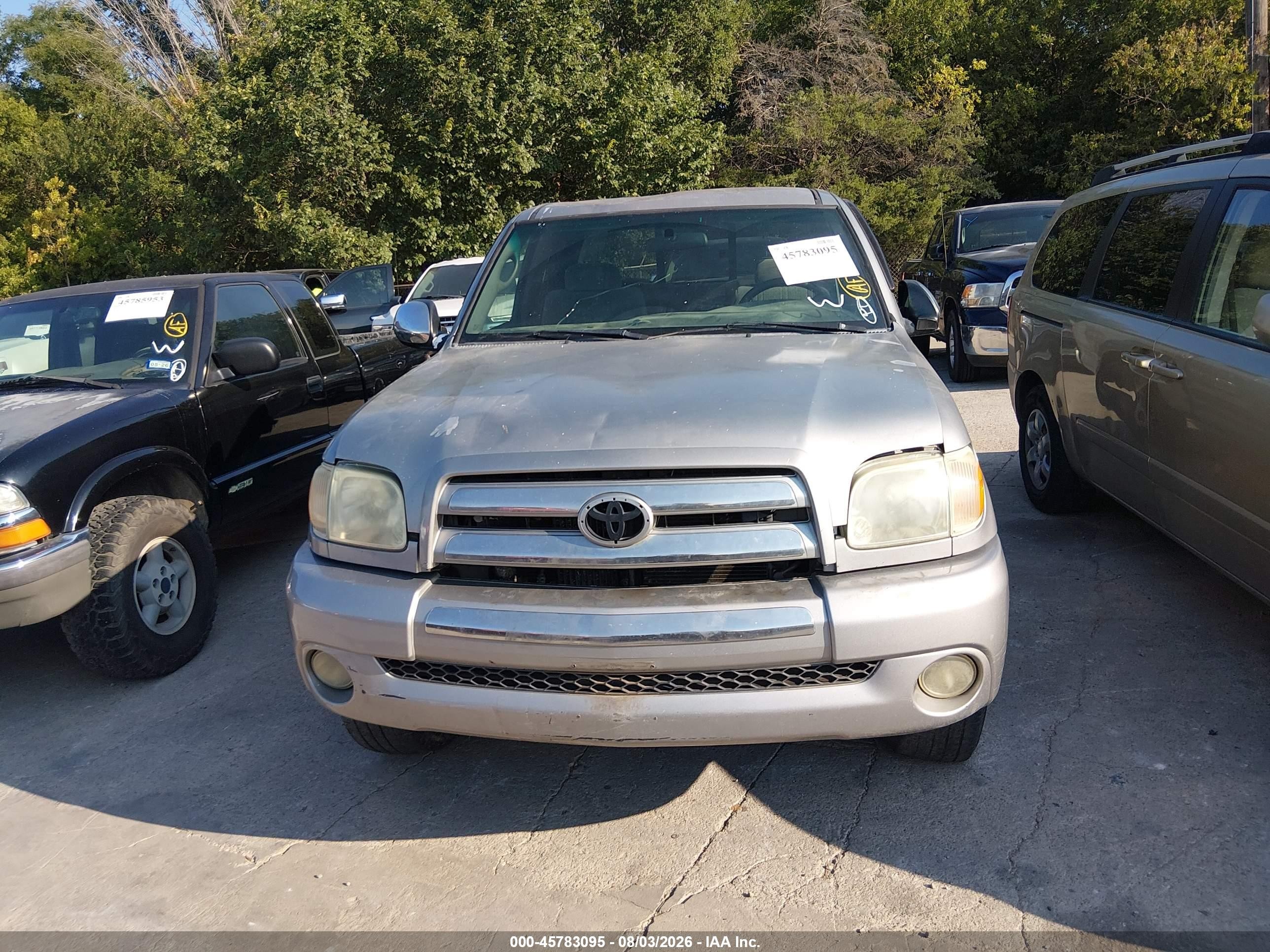 2006 Toyota Tundra Sr5 Gray vin: 5TBRU34116S463702