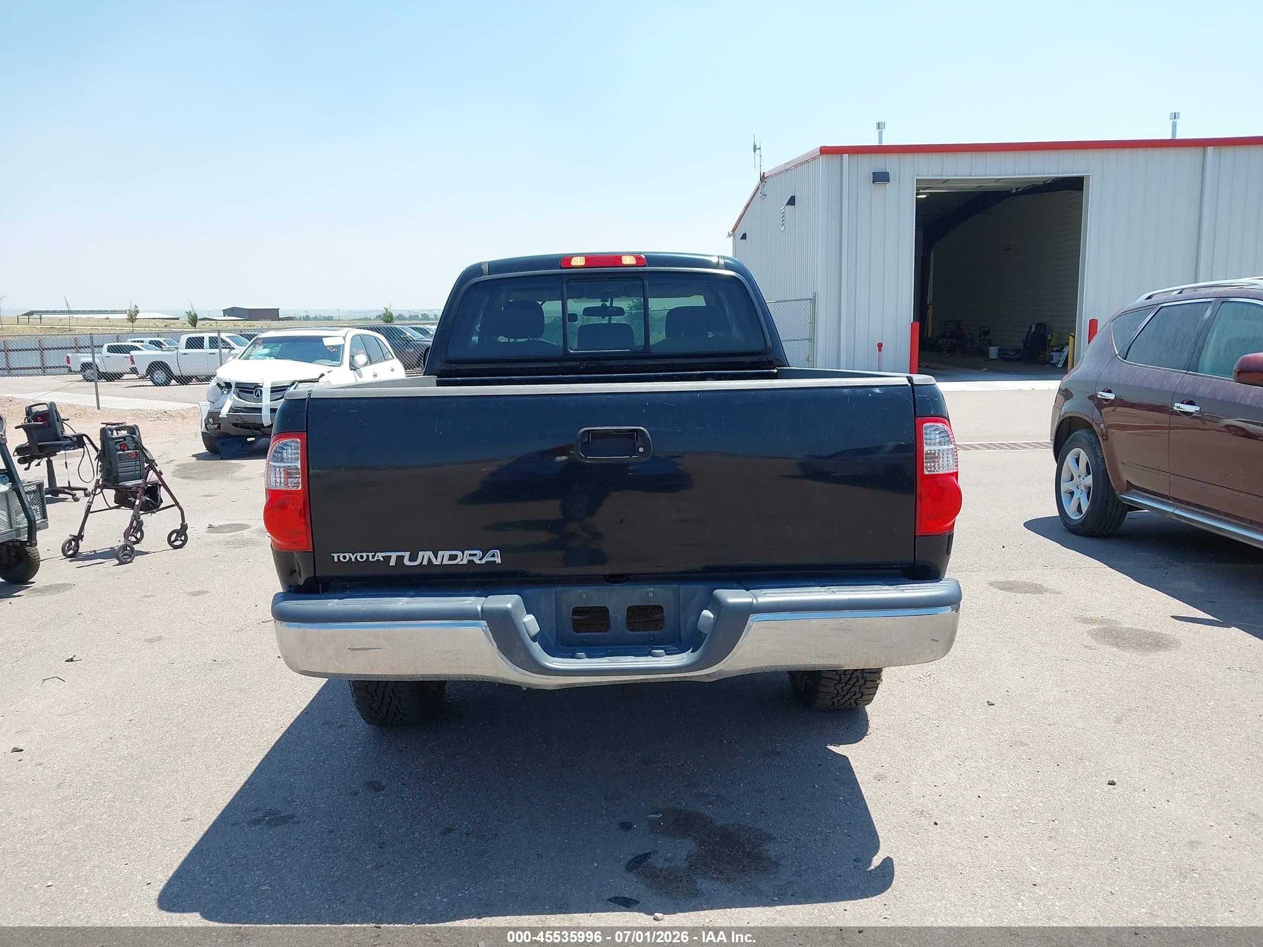 2006 Toyota Tundra Sr5 Black vin: 5TBRU34136S463815