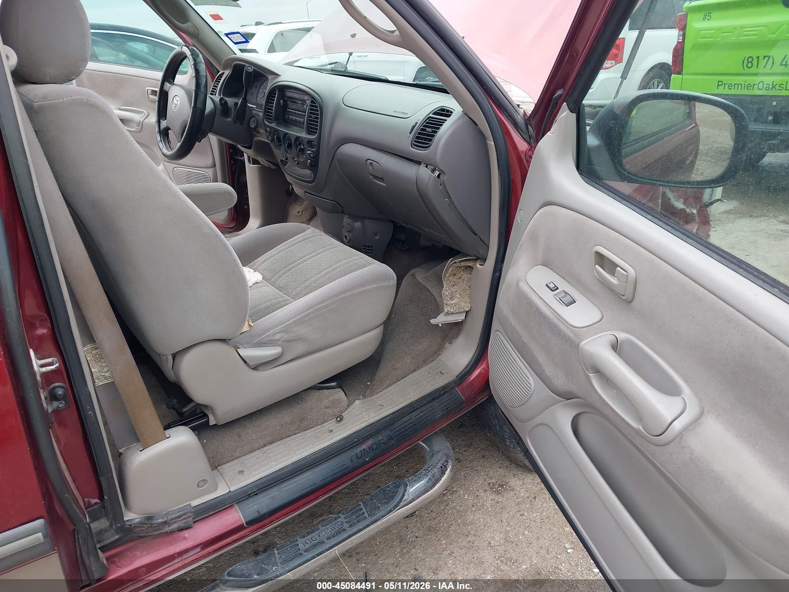 2006 Toyota Tundra Sr5 Красный vin: 5TBRU34146S479568