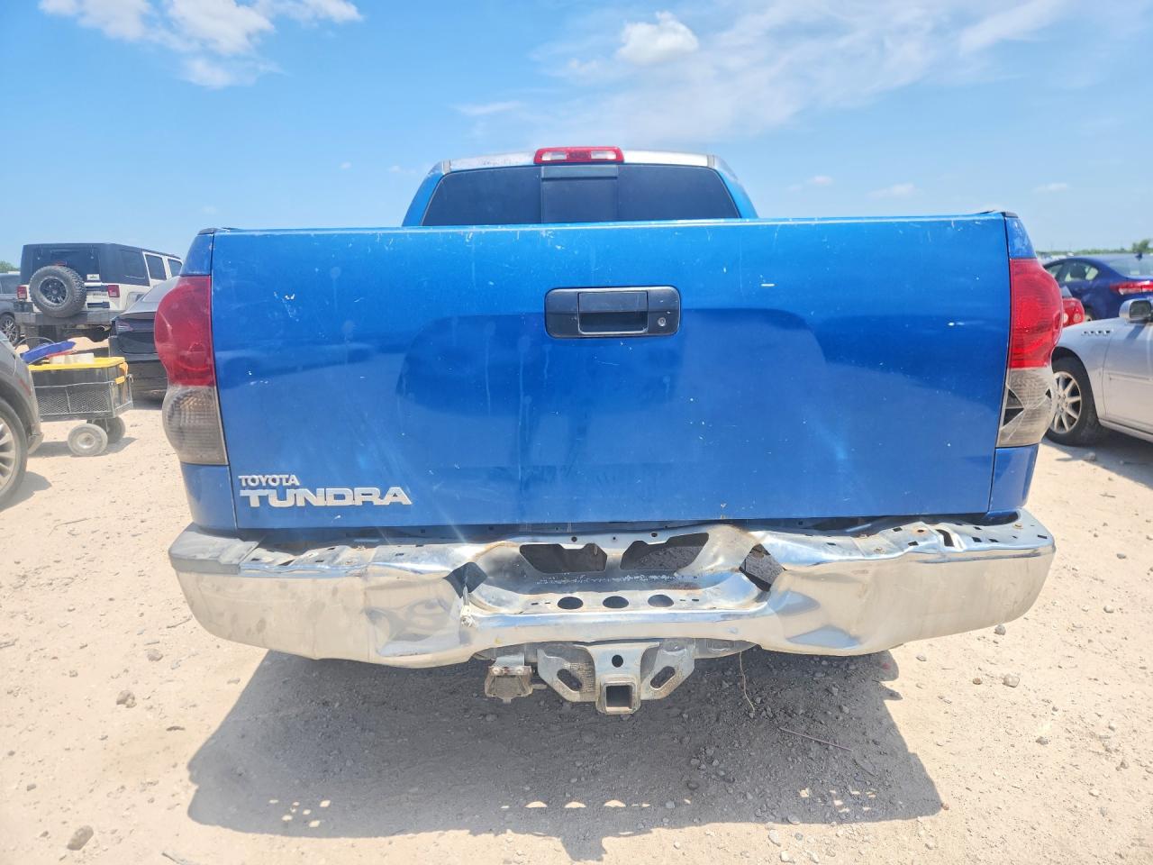 2007 Toyota Tundra Sr5 Blue vin: 5TBRV54137S459712