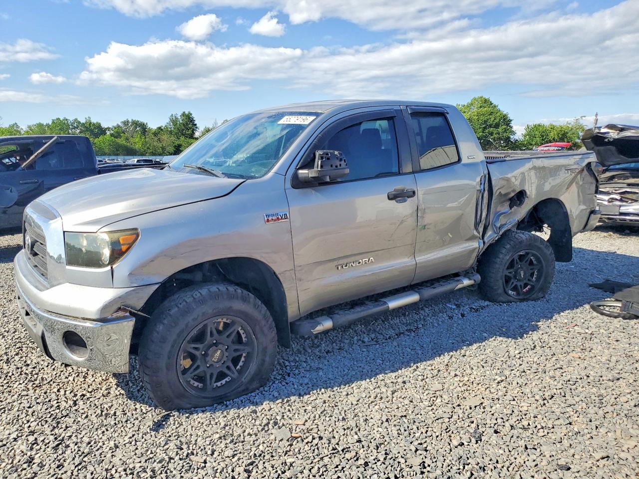 2008 Toyota Tundra Sr5 Silver vin: 5TBRV54158S479431