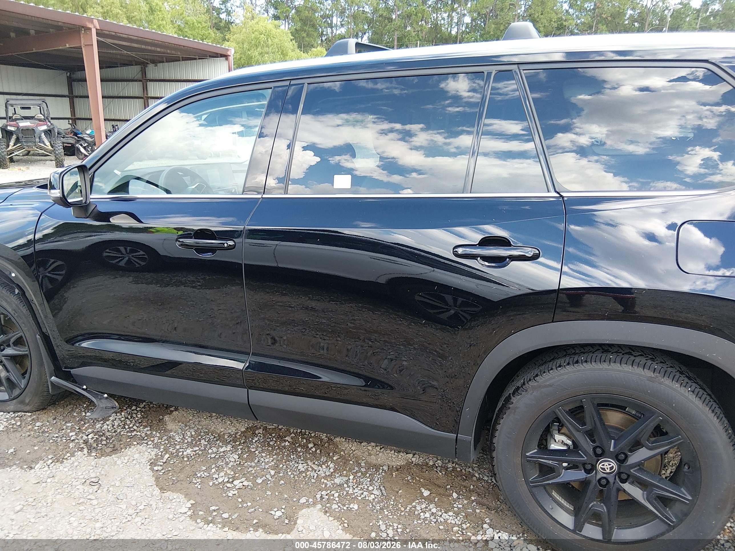 2024 Toyota Grand Highlander Limited Black vin: 5TDAAAA50RS014265