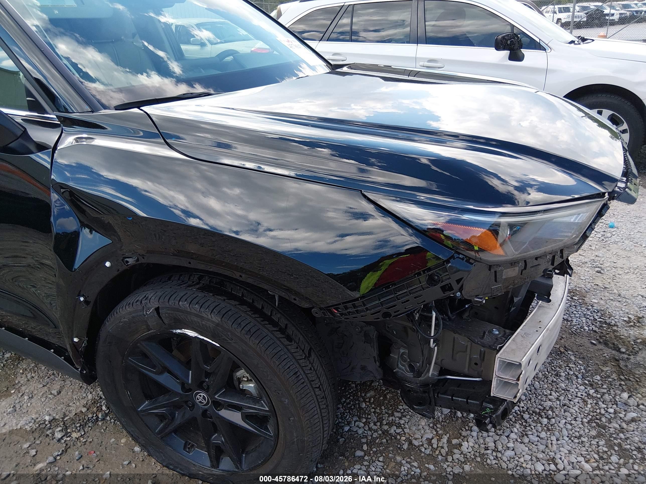 2024 Toyota Grand Highlander Limited Black vin: 5TDAAAA50RS014265