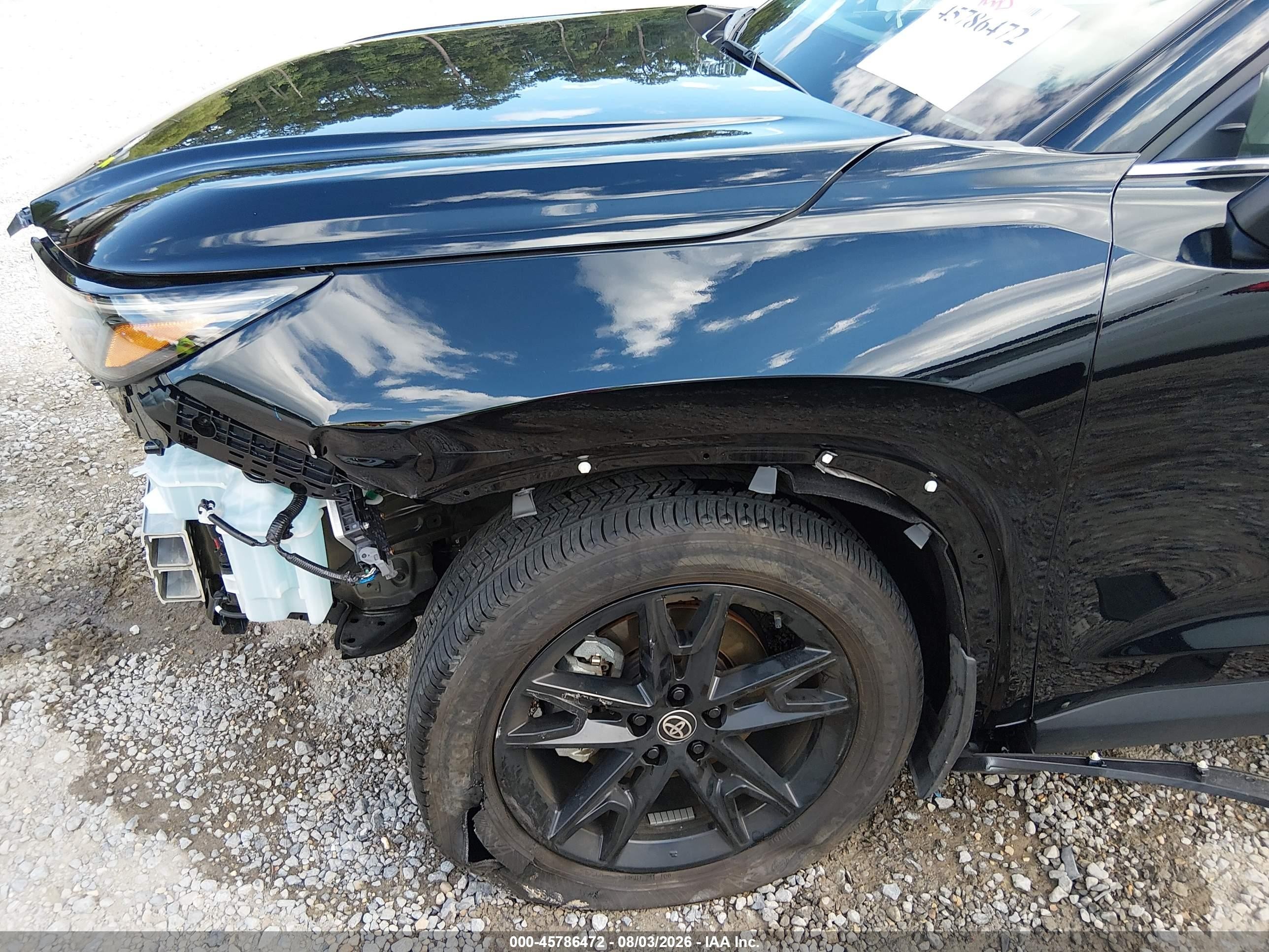 2024 Toyota Grand Highlander Limited Black vin: 5TDAAAA50RS014265