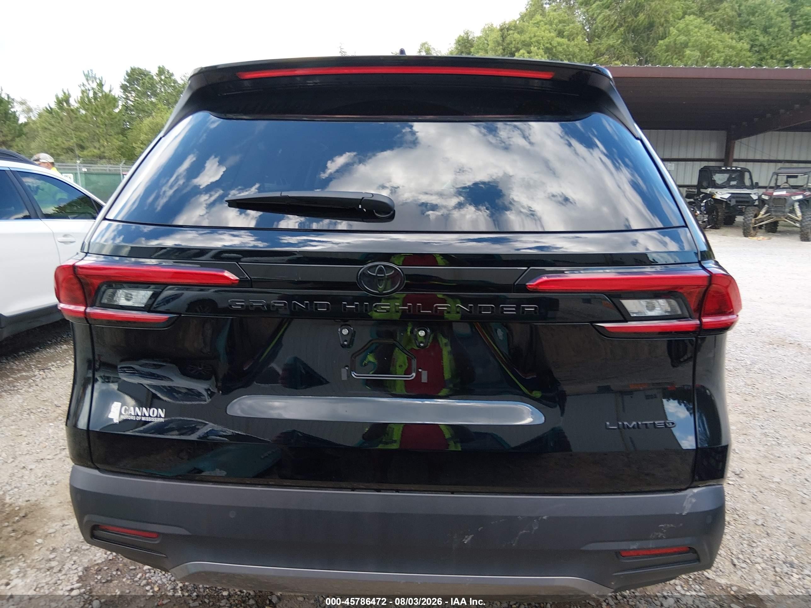 2024 Toyota Grand Highlander Limited Black vin: 5TDAAAA50RS014265