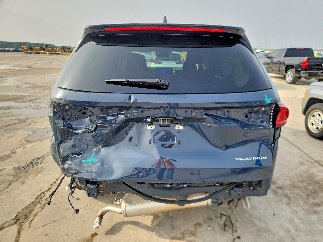 2026 Toyota Grand Highlander Platinum Blue vin: 5TDAAAB52TS105379