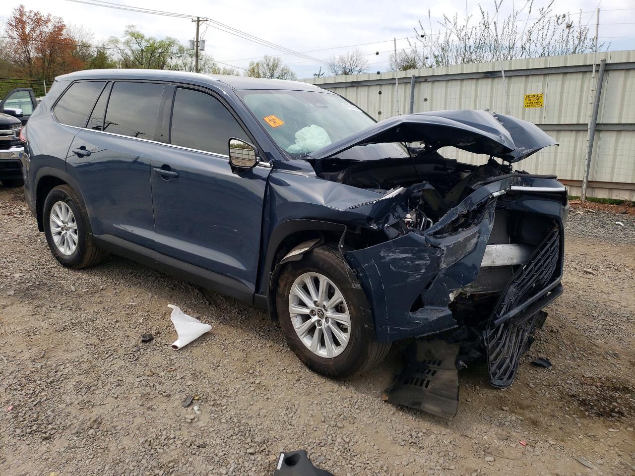 2026 Toyota Grand Highlander Xle Синий vin: 5TDAAAB52TS113160
