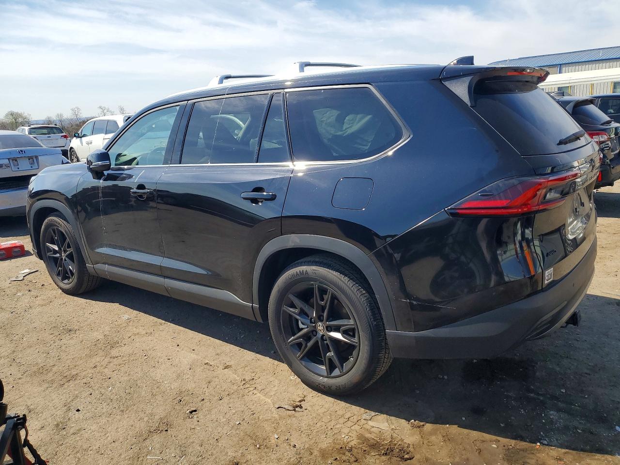 2025 Toyota Grand Highlander Limited Black vin: 5TDAAAB58SS103862