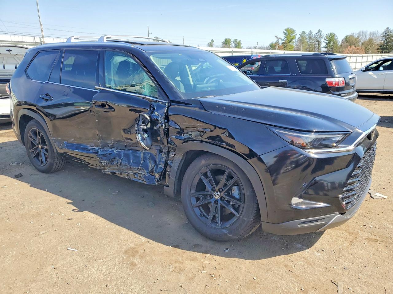2025 Toyota Grand Highlander Limited Black vin: 5TDAAAB58SS103862