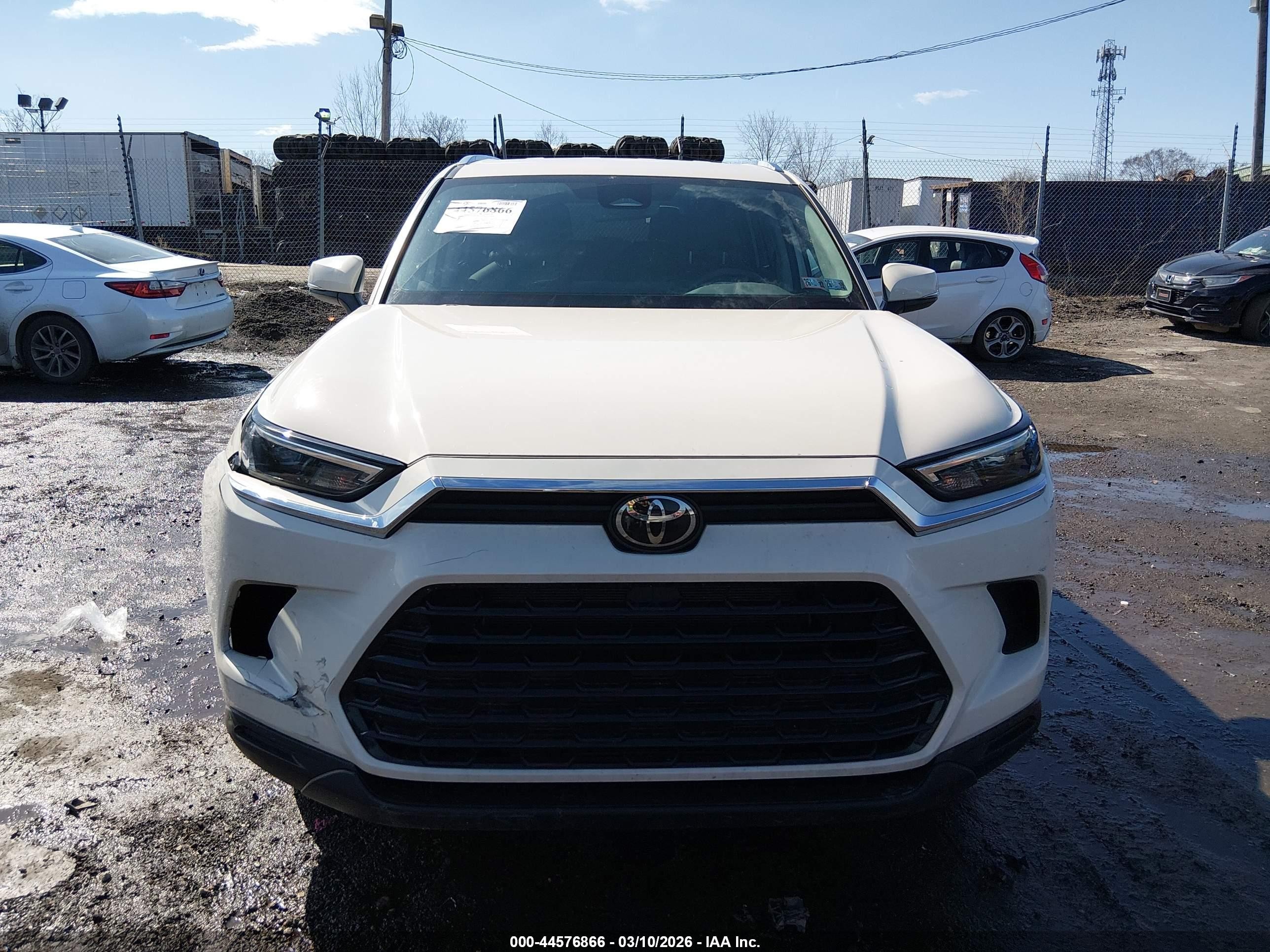 2024 Toyota Grand Highlander Xle White vin: 5TDAAAB59RS065892